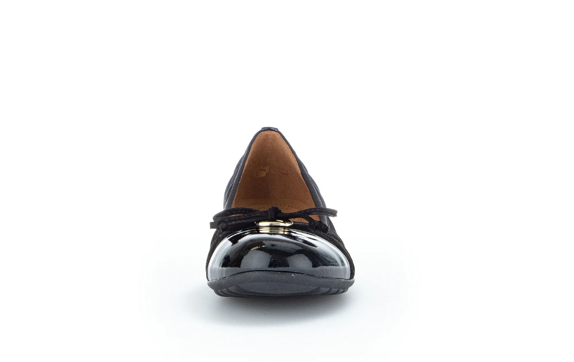 Ballerines noires en suède - Image 3