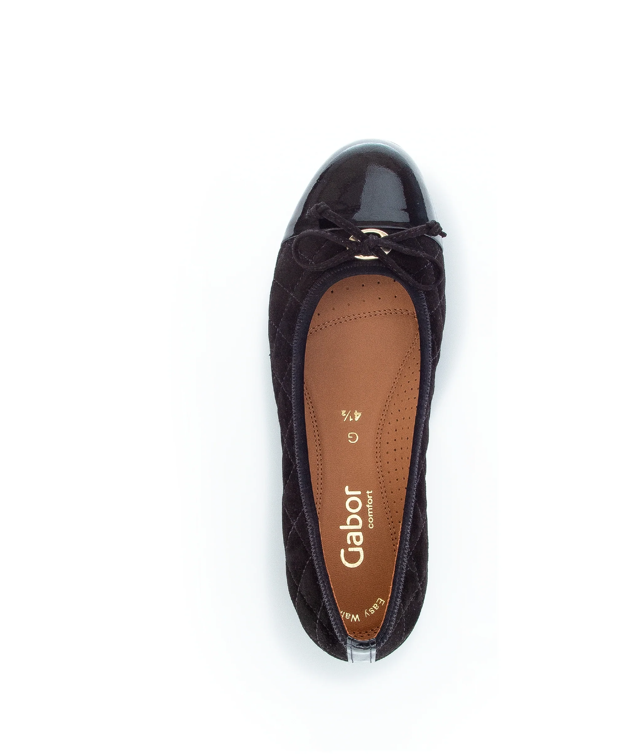 Ballerines noires en suède - Image 6