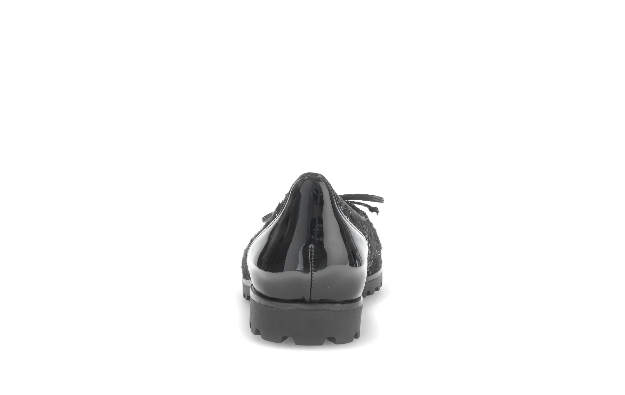Ballerines noires en tweed - Image 4
