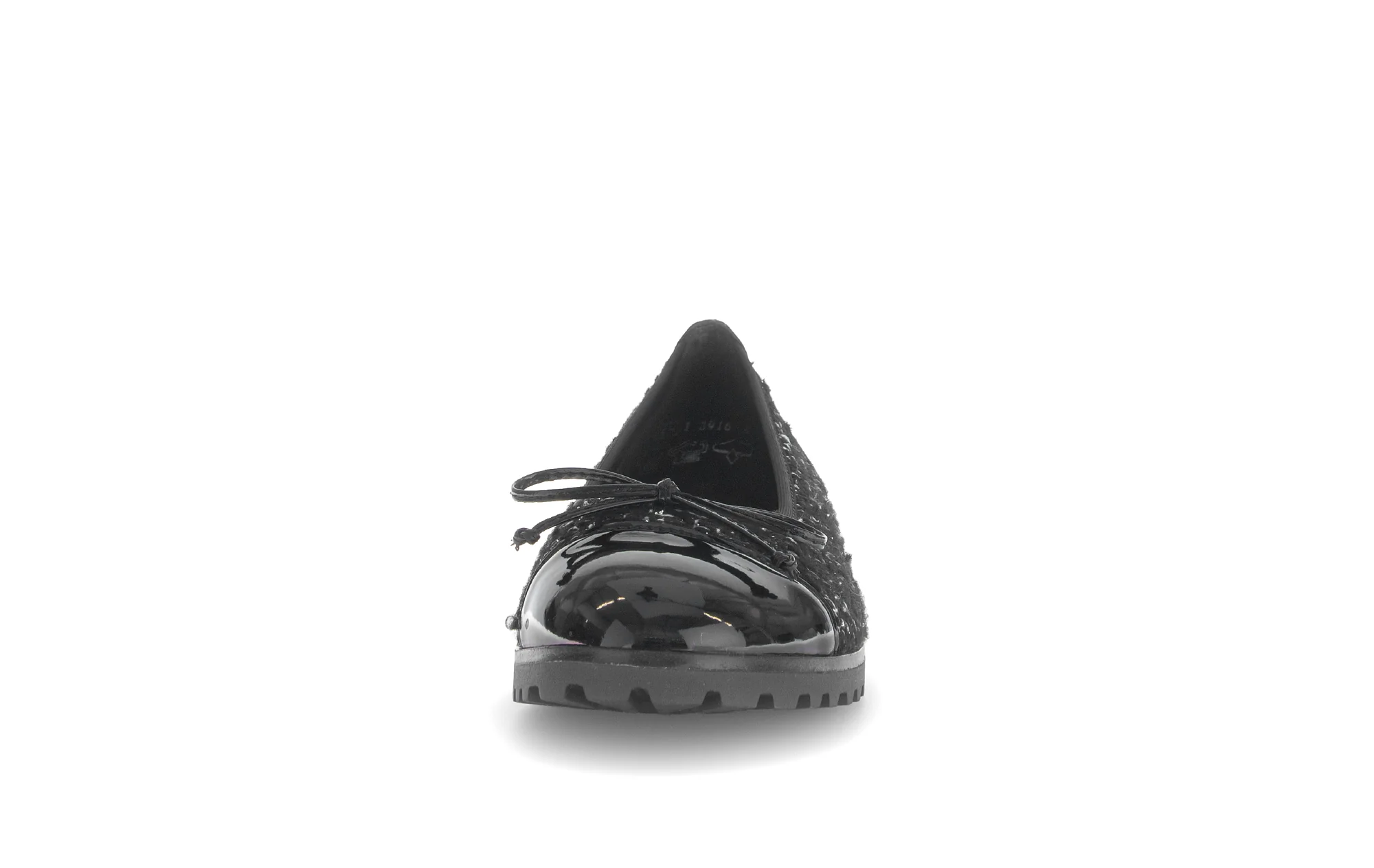 Ballerines noires en tweed - Image 5