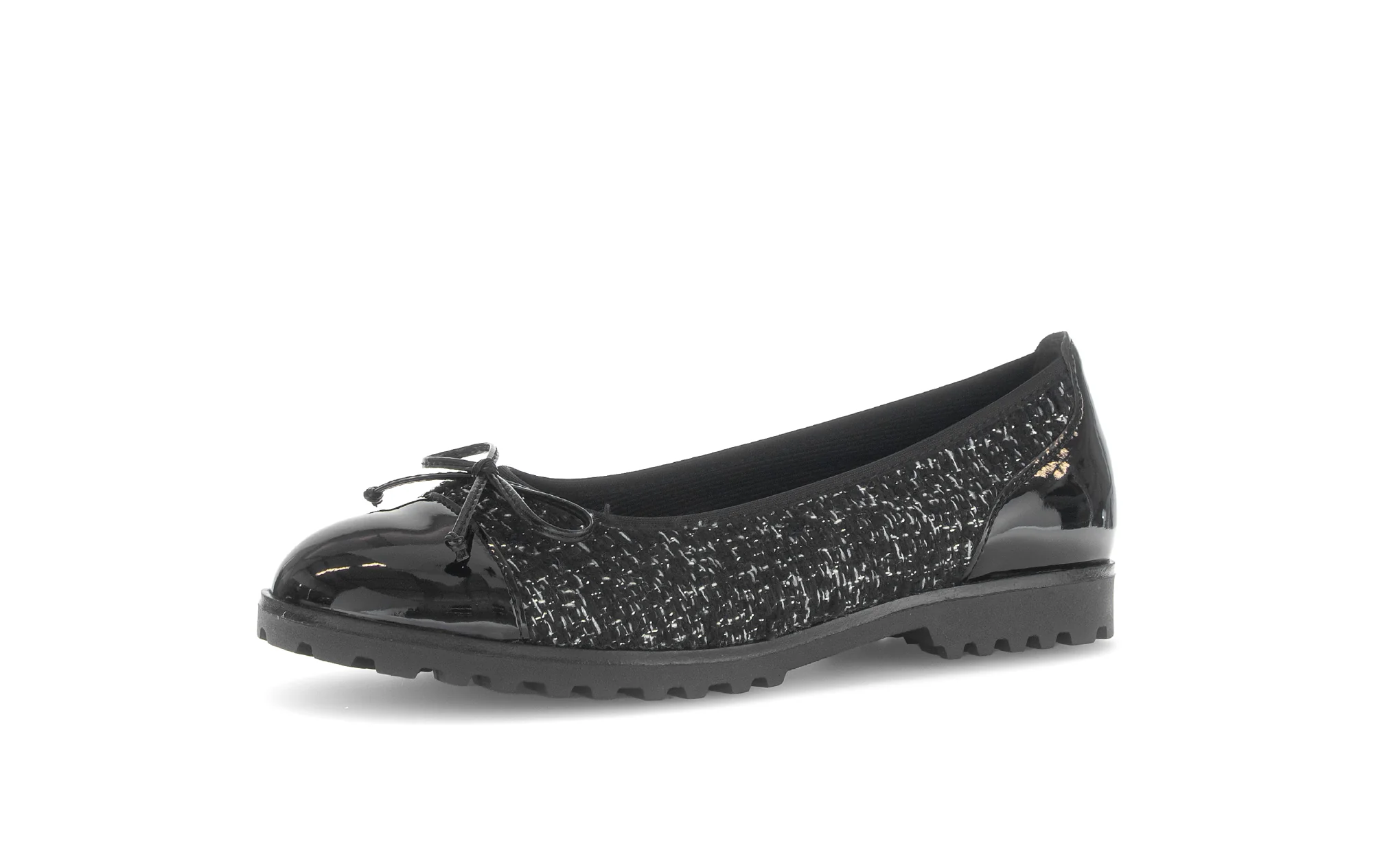 Ballerines noires en tweed - Image 6