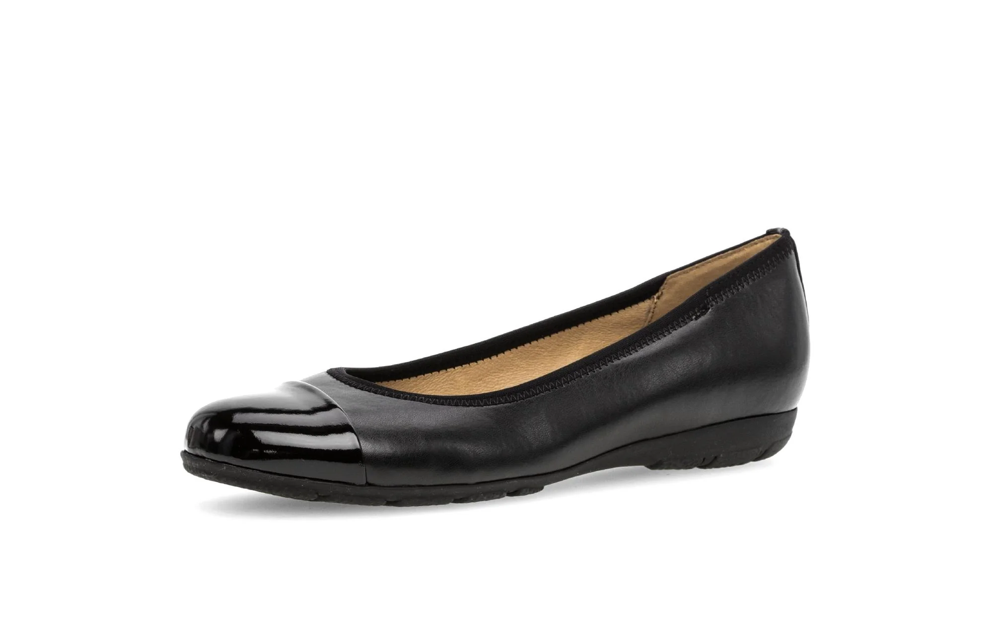 Ballerines noires en combinaison cuir - Image 6