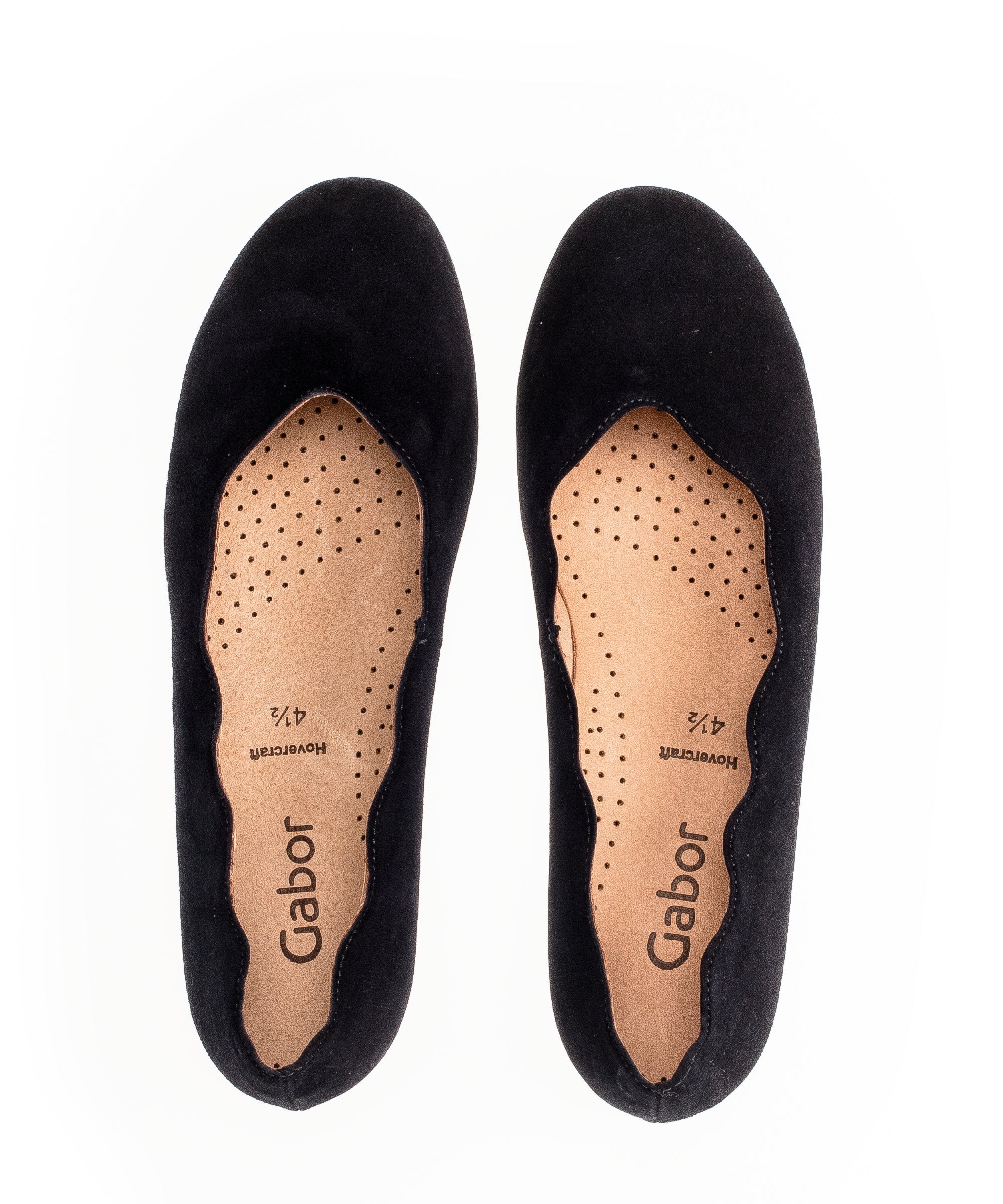 Ballerines noires en velours - Image 4