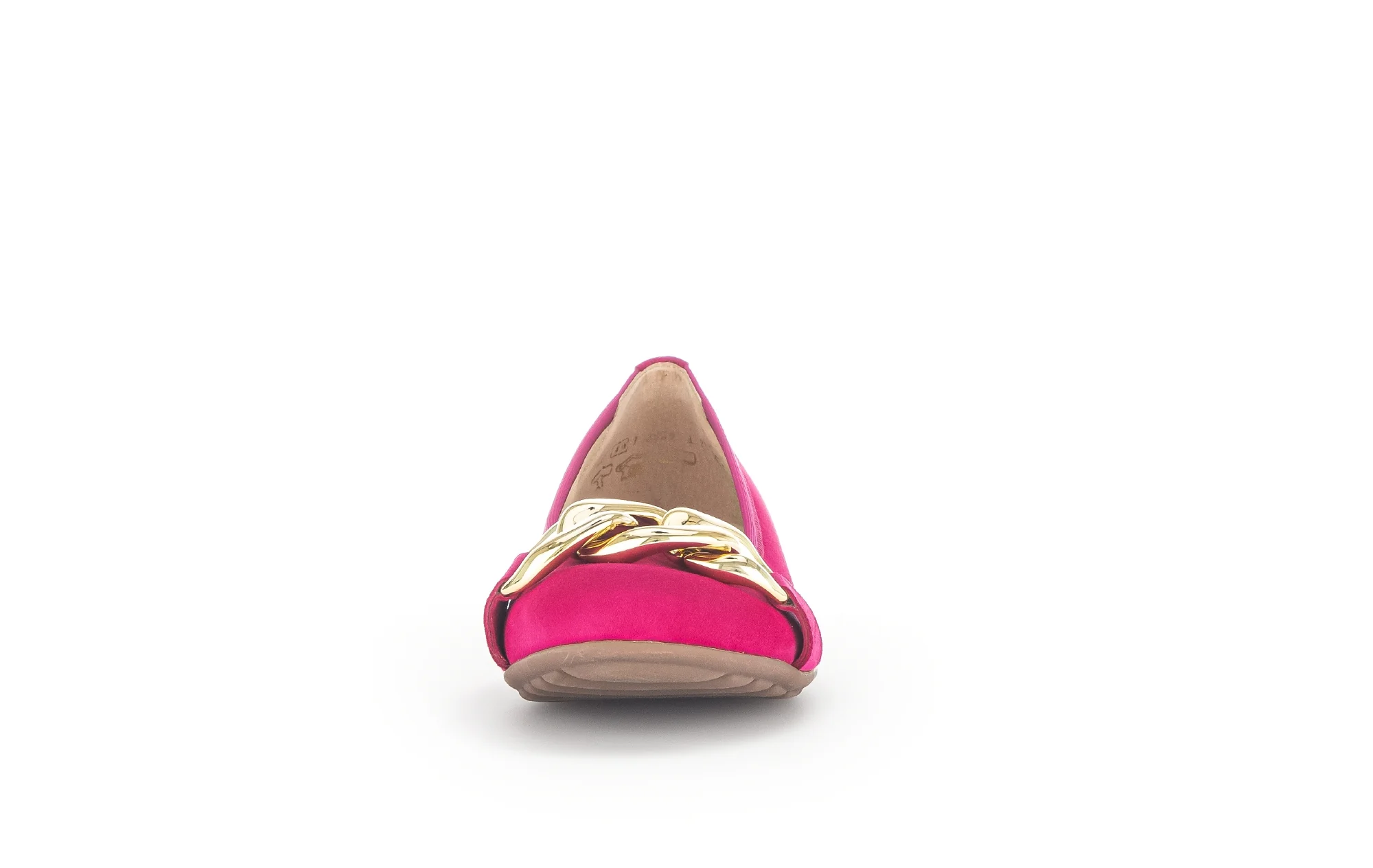 Ballerines pinks en cuir velours - Image 6