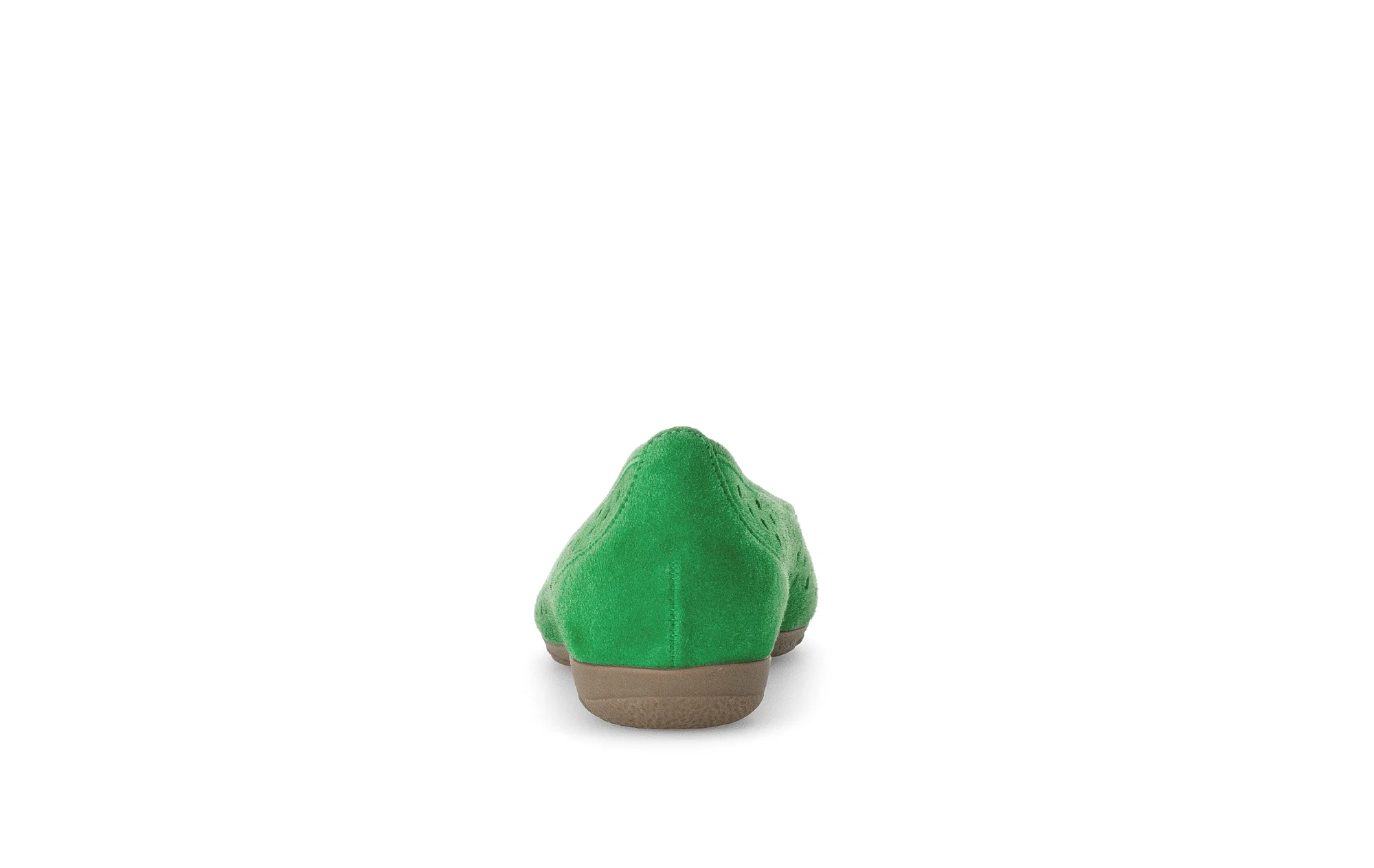 Ballerines pistaches en cuir velours - Image 6