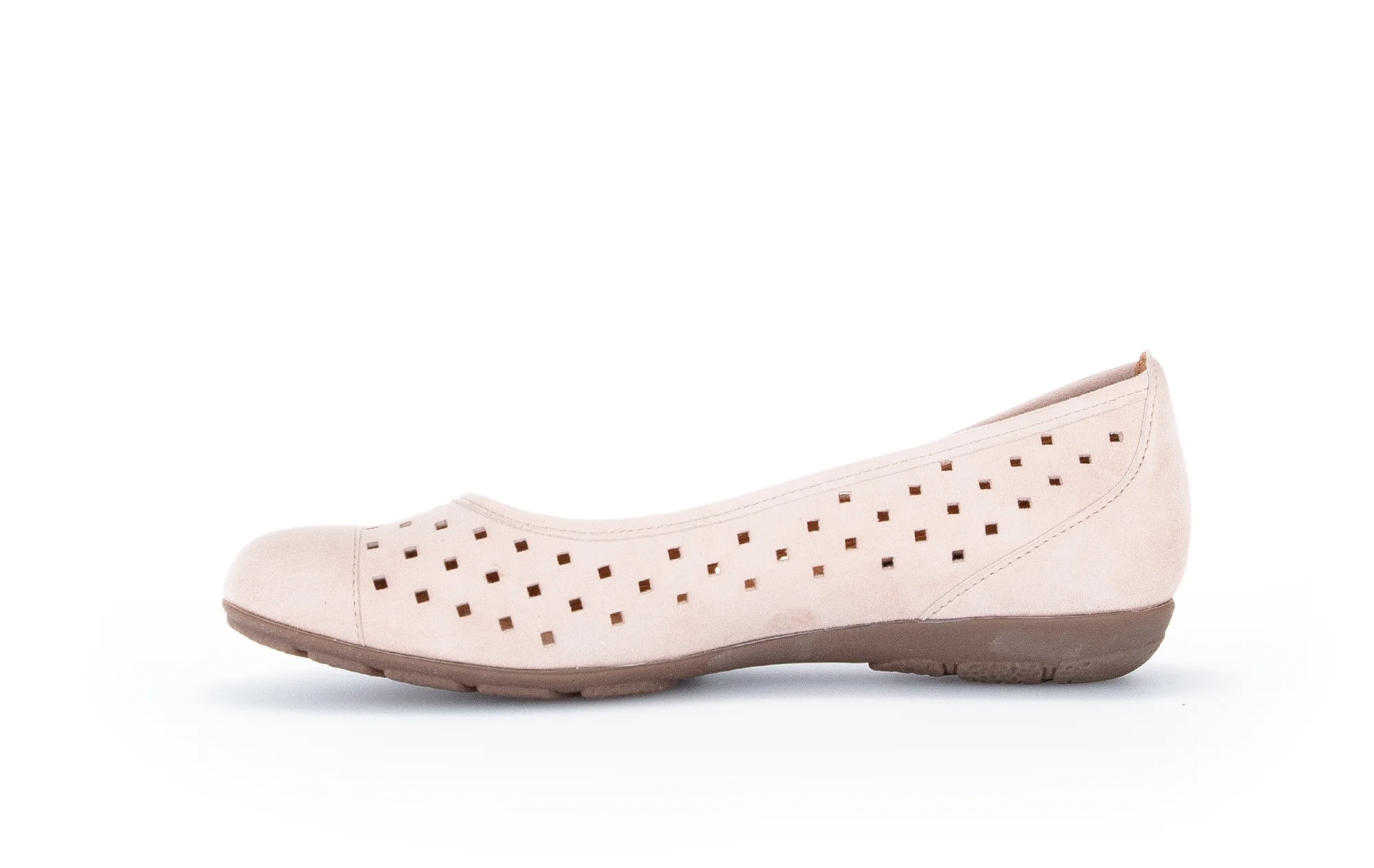 Ballerines rose en suède - Image 2