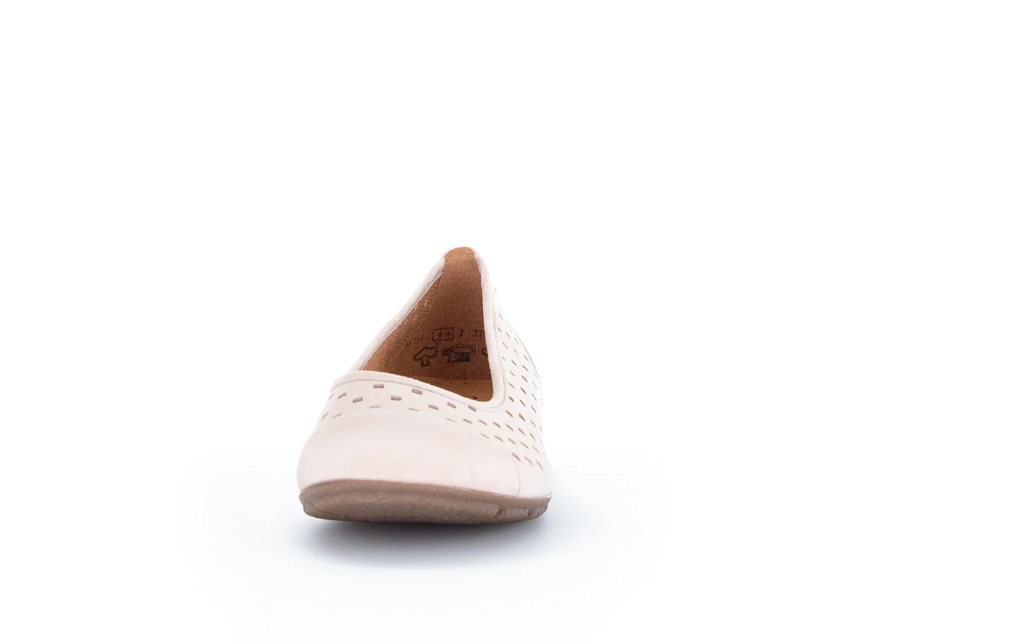 Ballerines rose en suède - Image 3