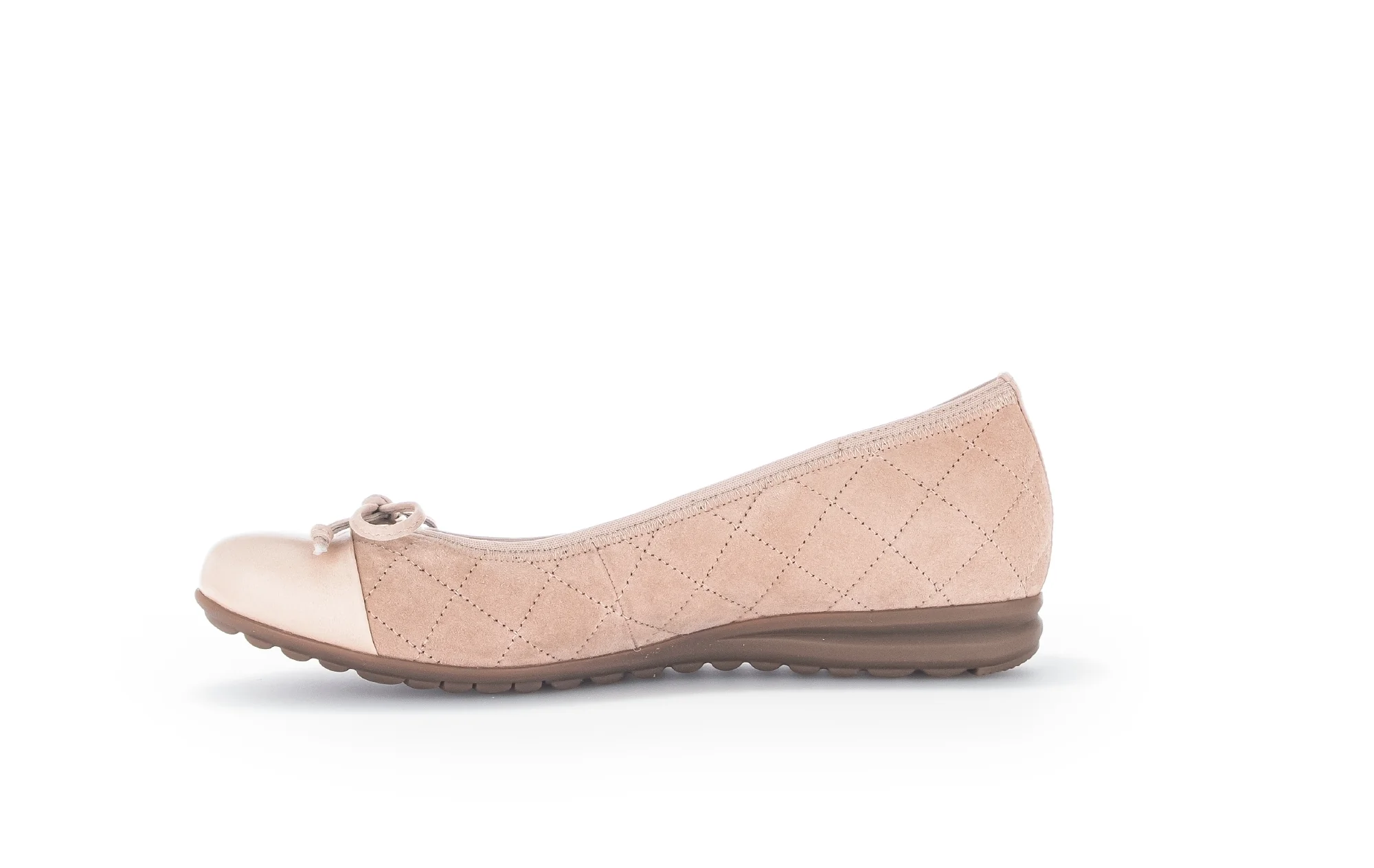 Ballerines rose en suède - Image 2