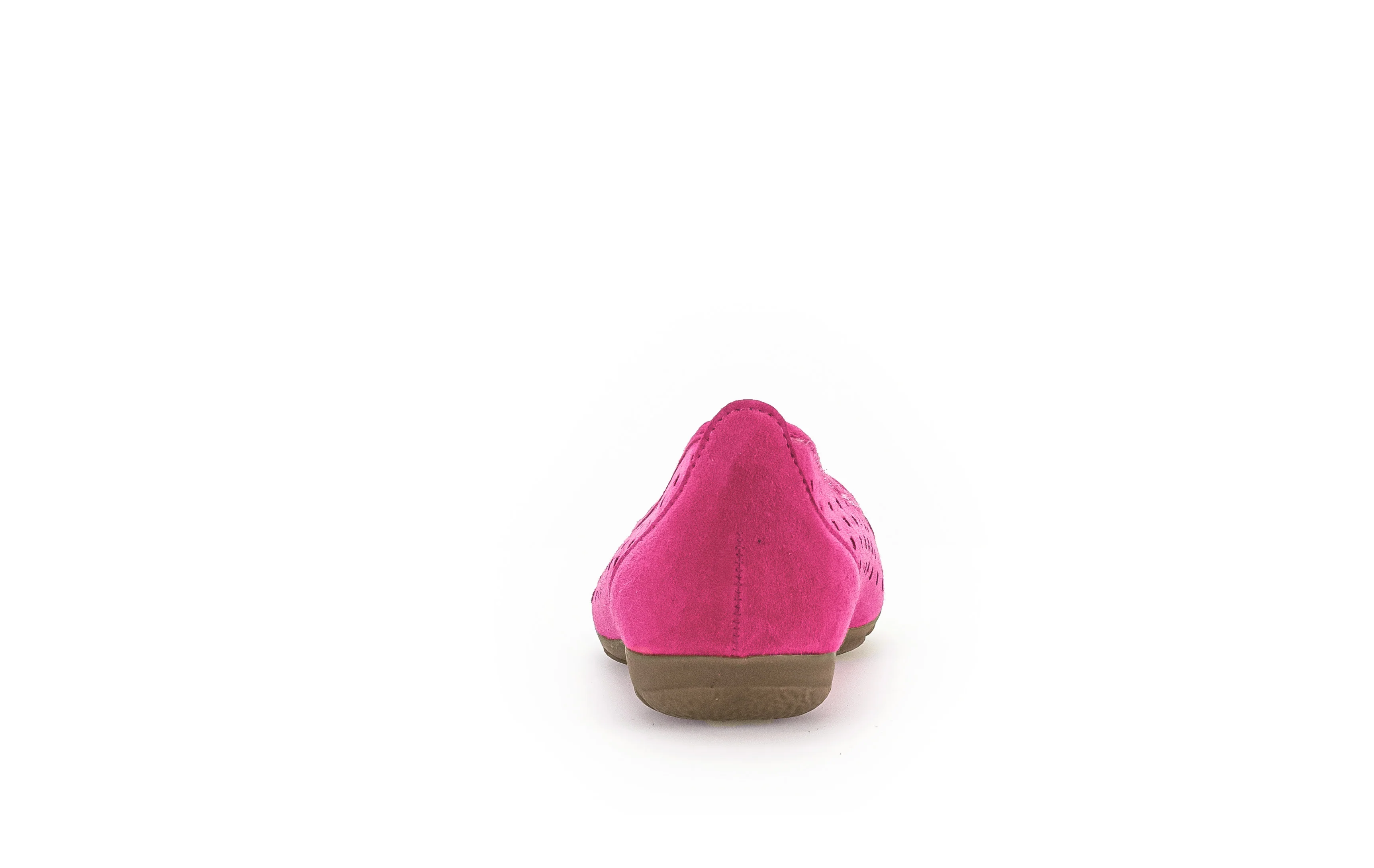 Ballerines rose en suède - Image 3