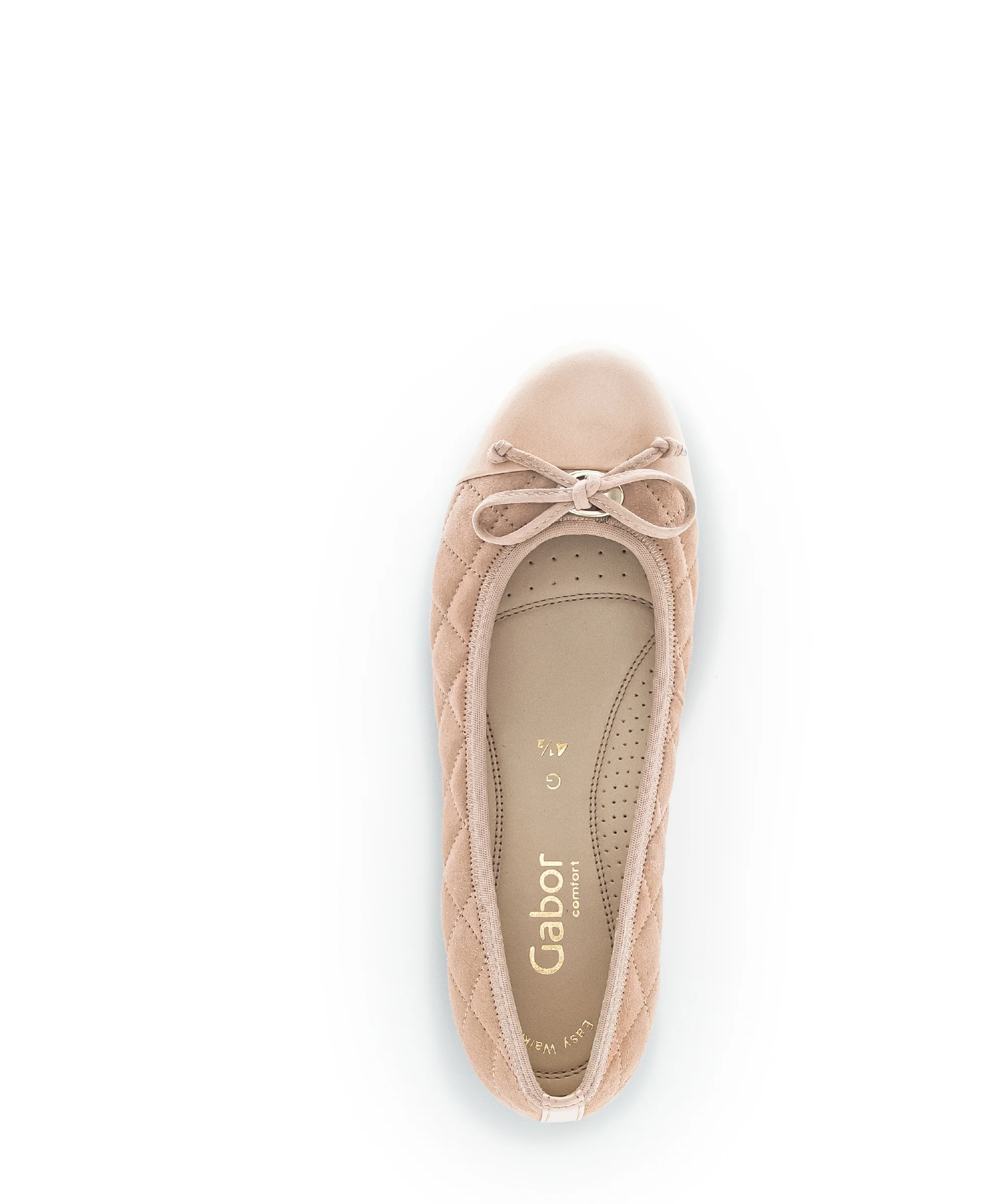Ballerines rose en suède - Image 6