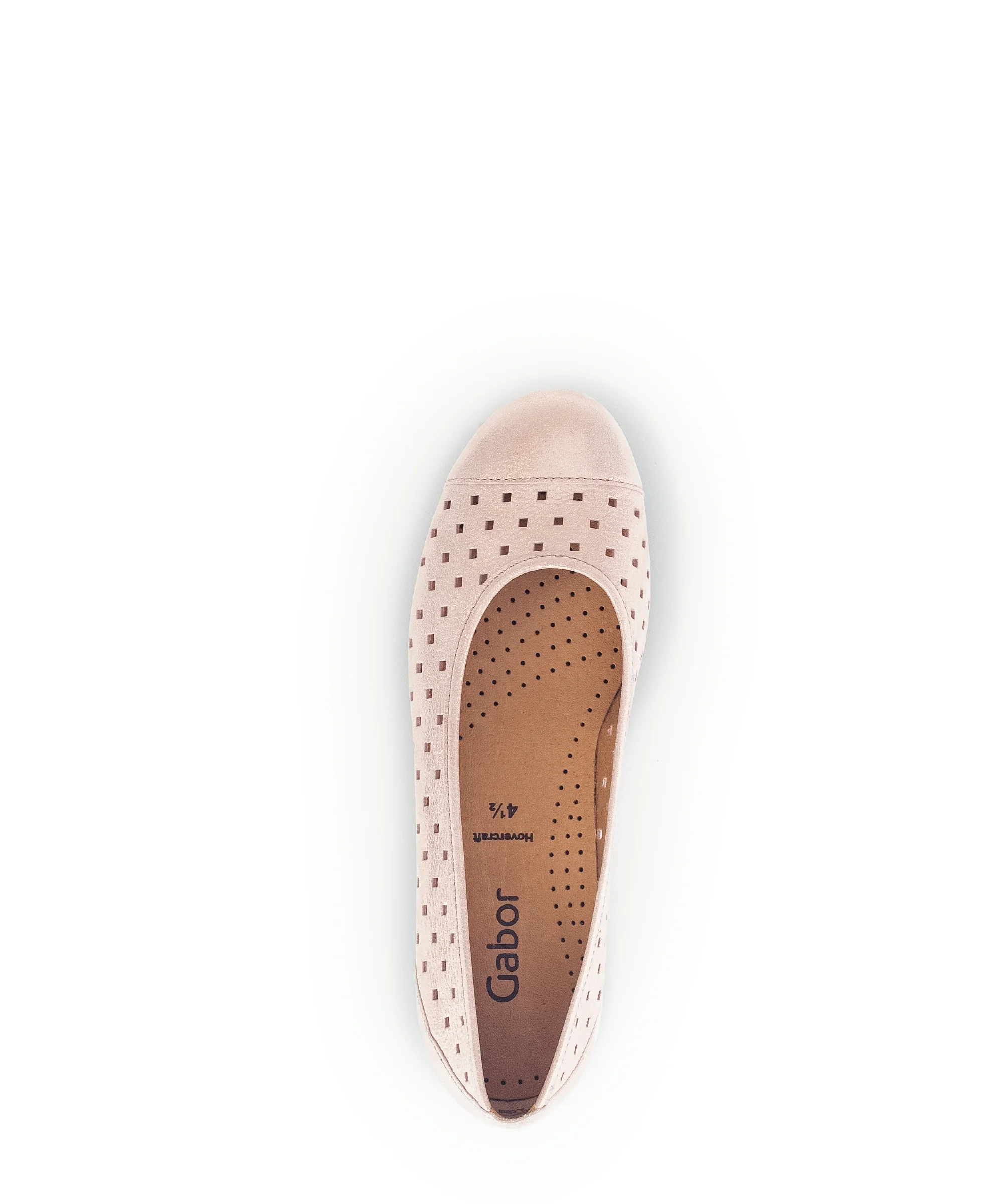 Ballerines roses en cuir velours - Image 5