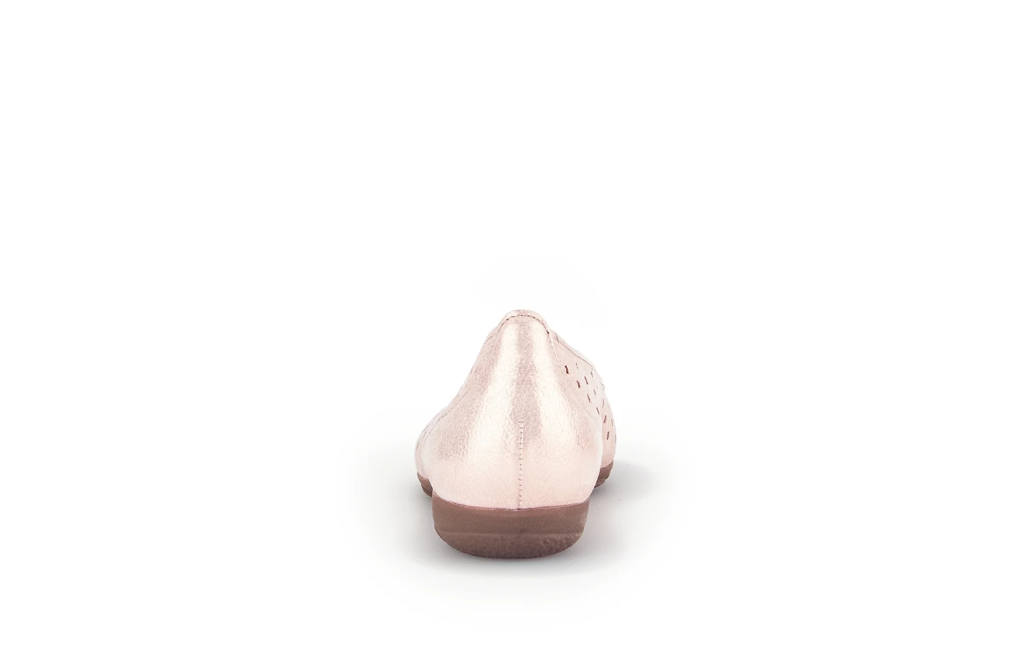 Ballerines roses en cuir velours - Image 6