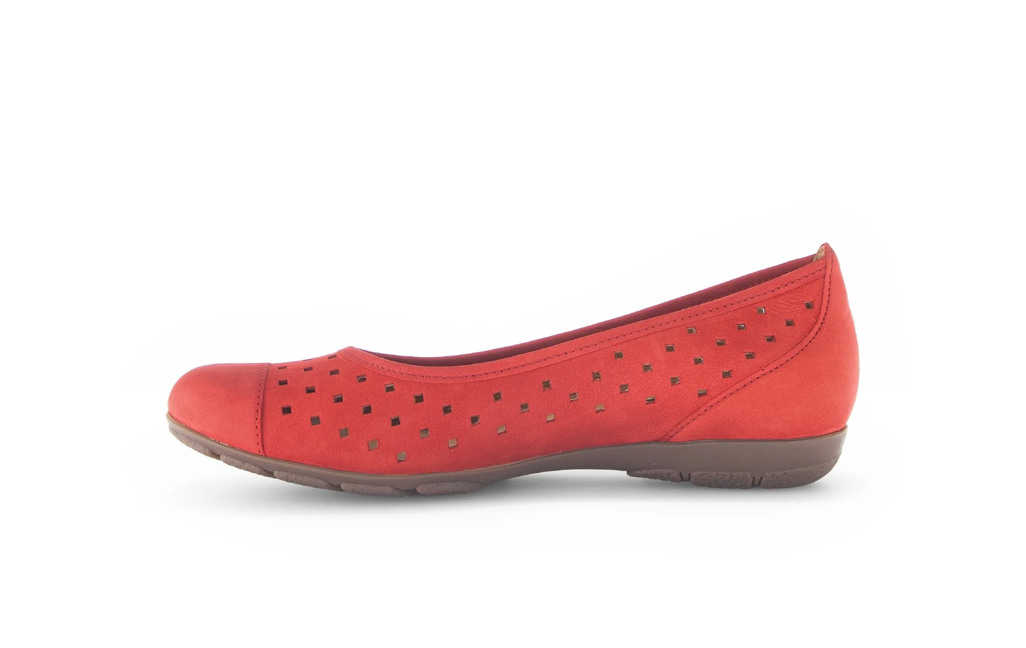 Ballerines rouges en Nubuck - Image 2