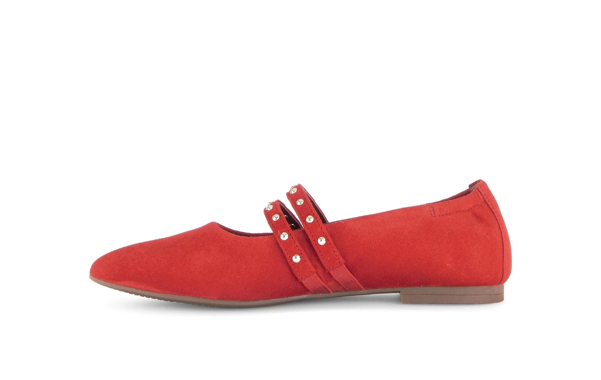 Ballerines rouges en cuir - Image 2
