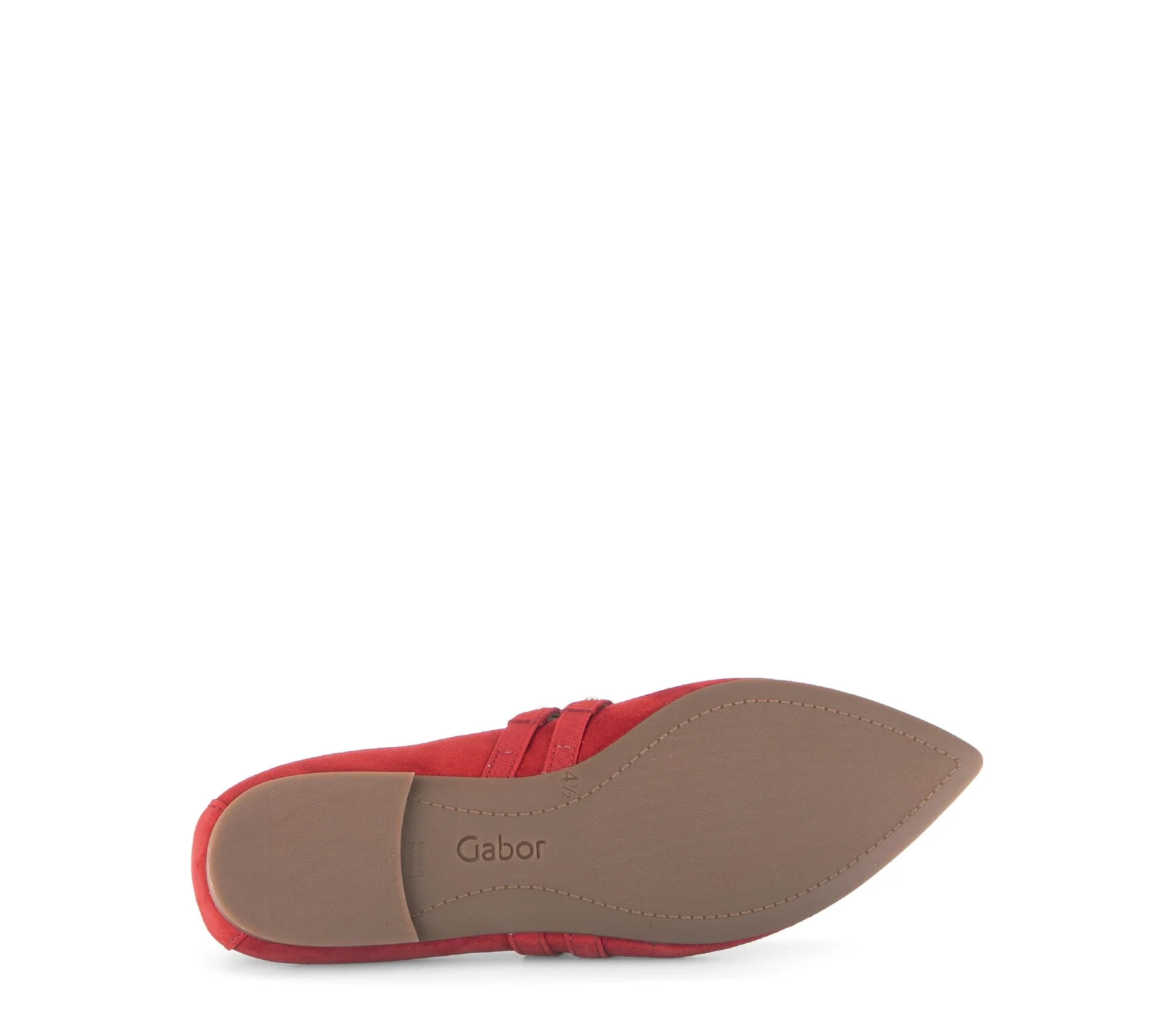 Ballerines rouges en cuir - Image 7