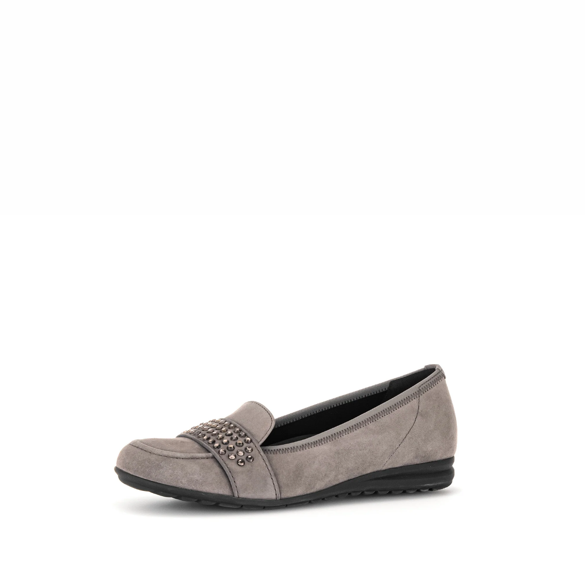 Ballerines taupe en velours - Image 3