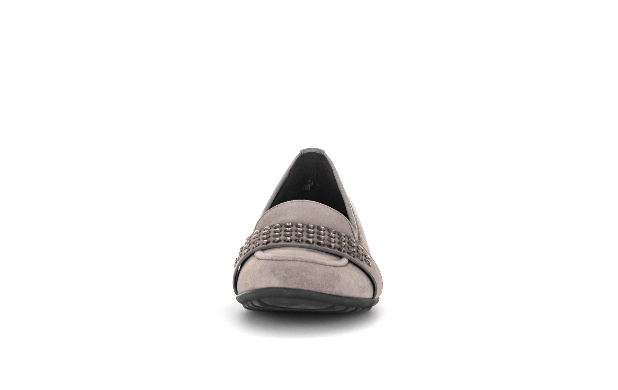Ballerines taupe en velours - Image 5