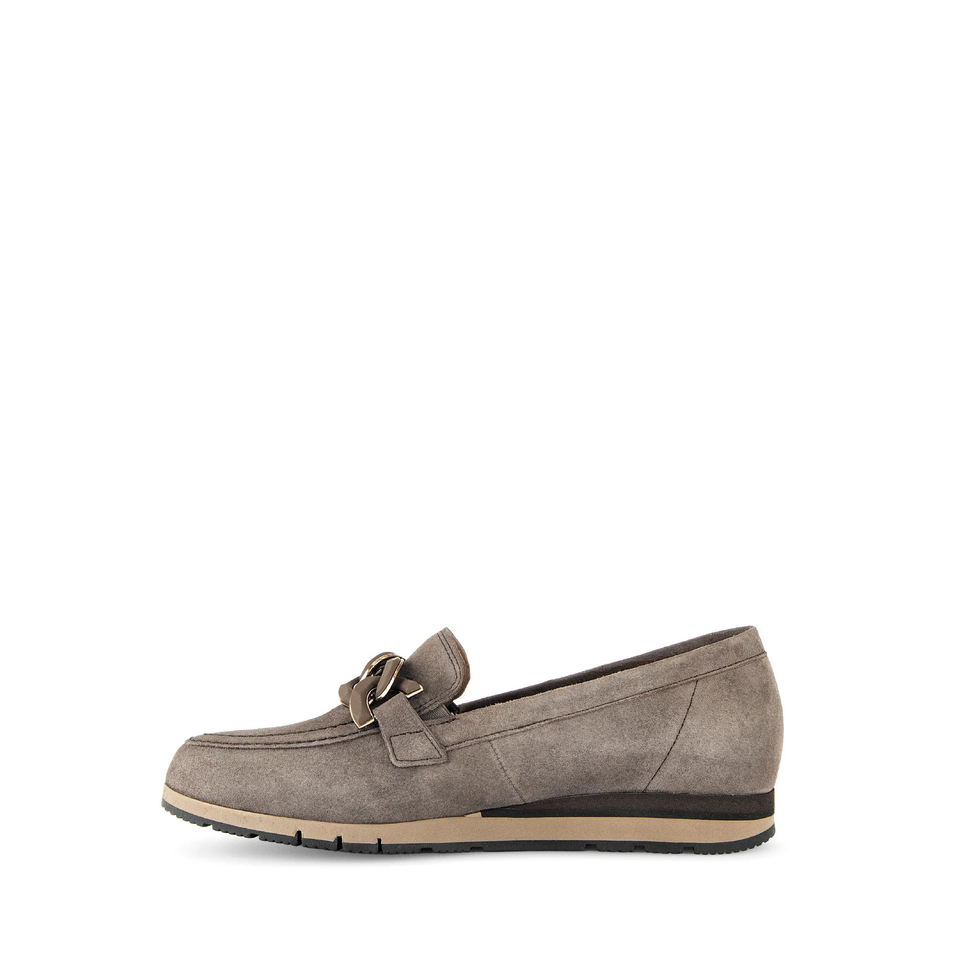Ballerines taupe en velours - Image 2