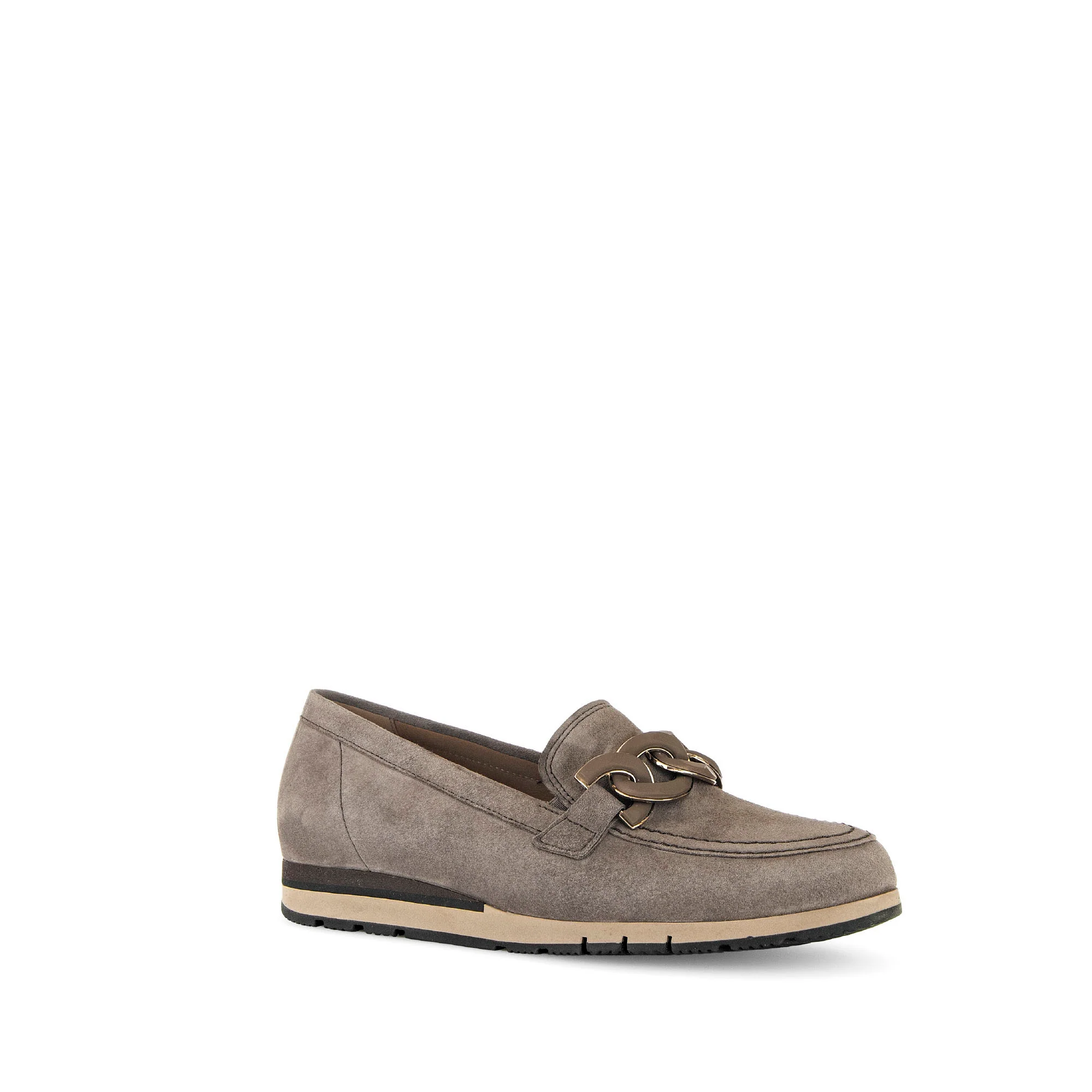 Ballerines taupe en velours - Image 3