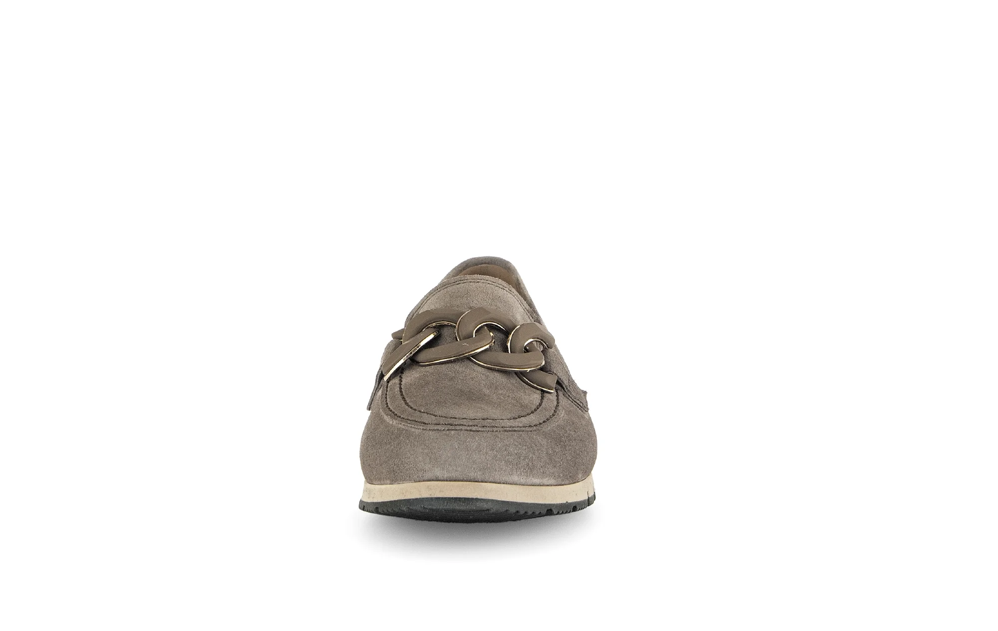 Ballerines taupe en velours - Image 4