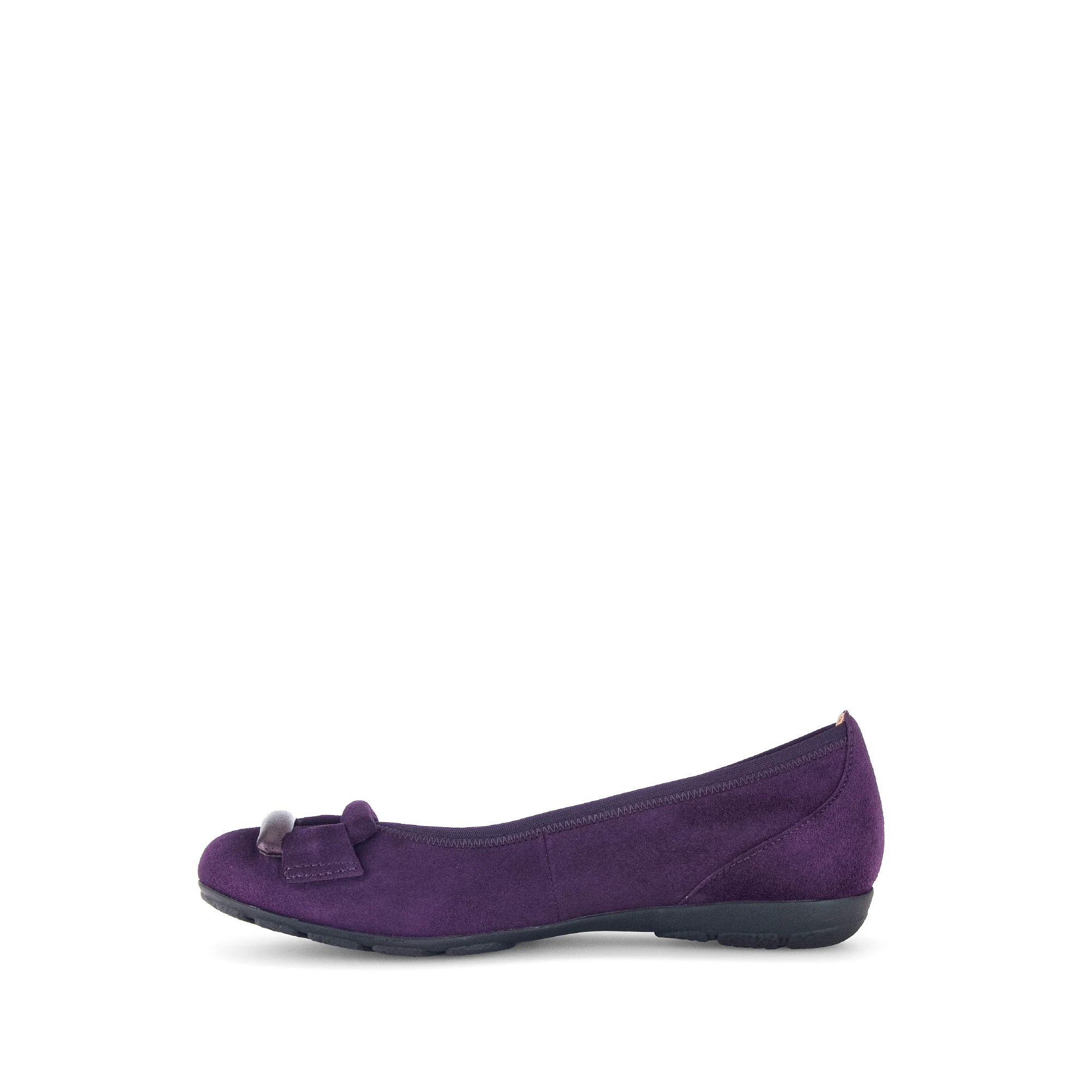 Ballerines violettes en combinaison cuirs - Image 2