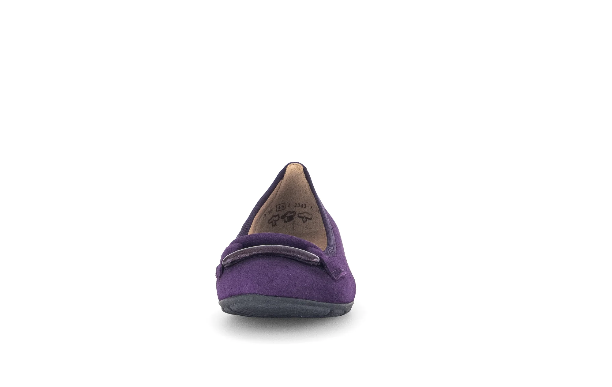 Ballerines violettes en combinaison cuirs - Image 4