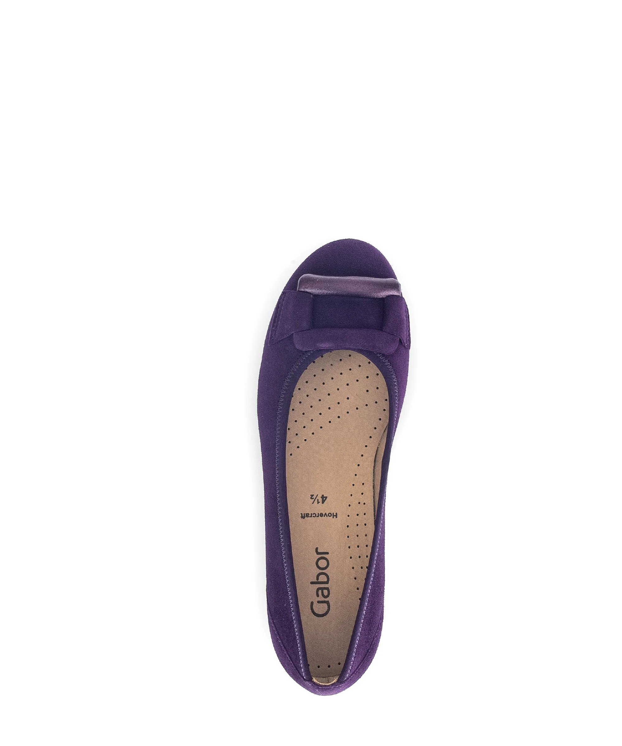 Ballerines violettes en combinaison cuirs - Image 6