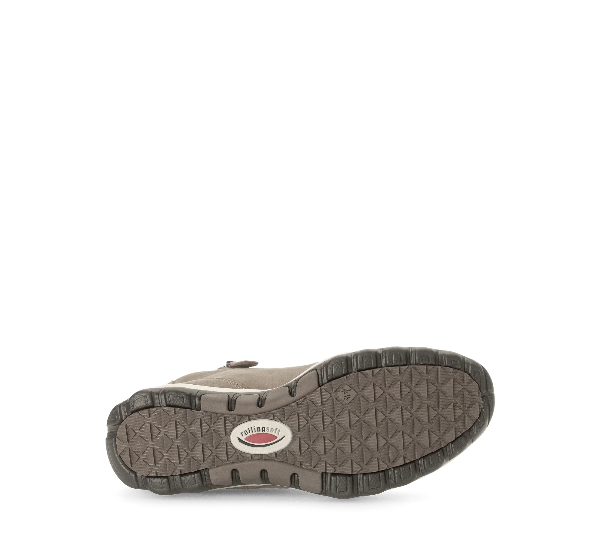 Basket montantes taupes en cuir nubuk - Image 7