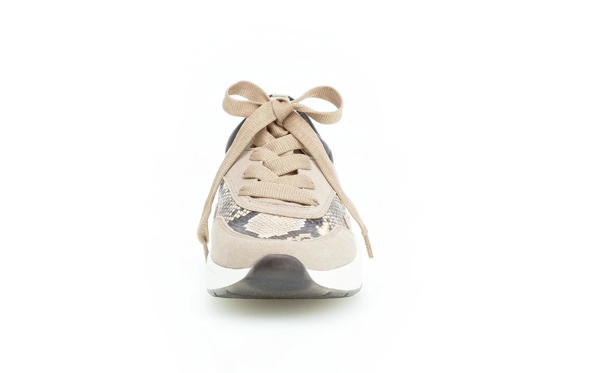Baskets beiges effet reptile - Image 3