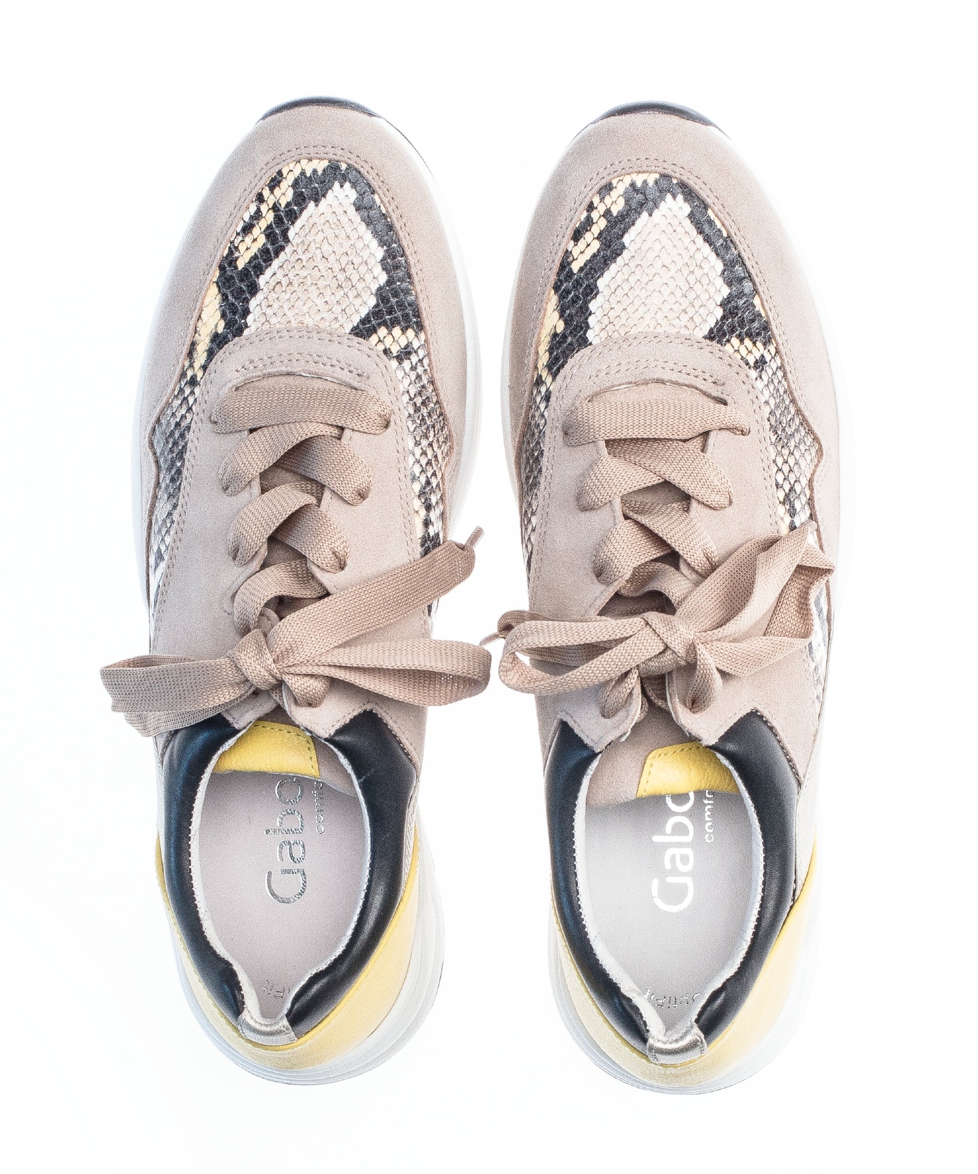 Baskets beiges effet reptile - Image 5