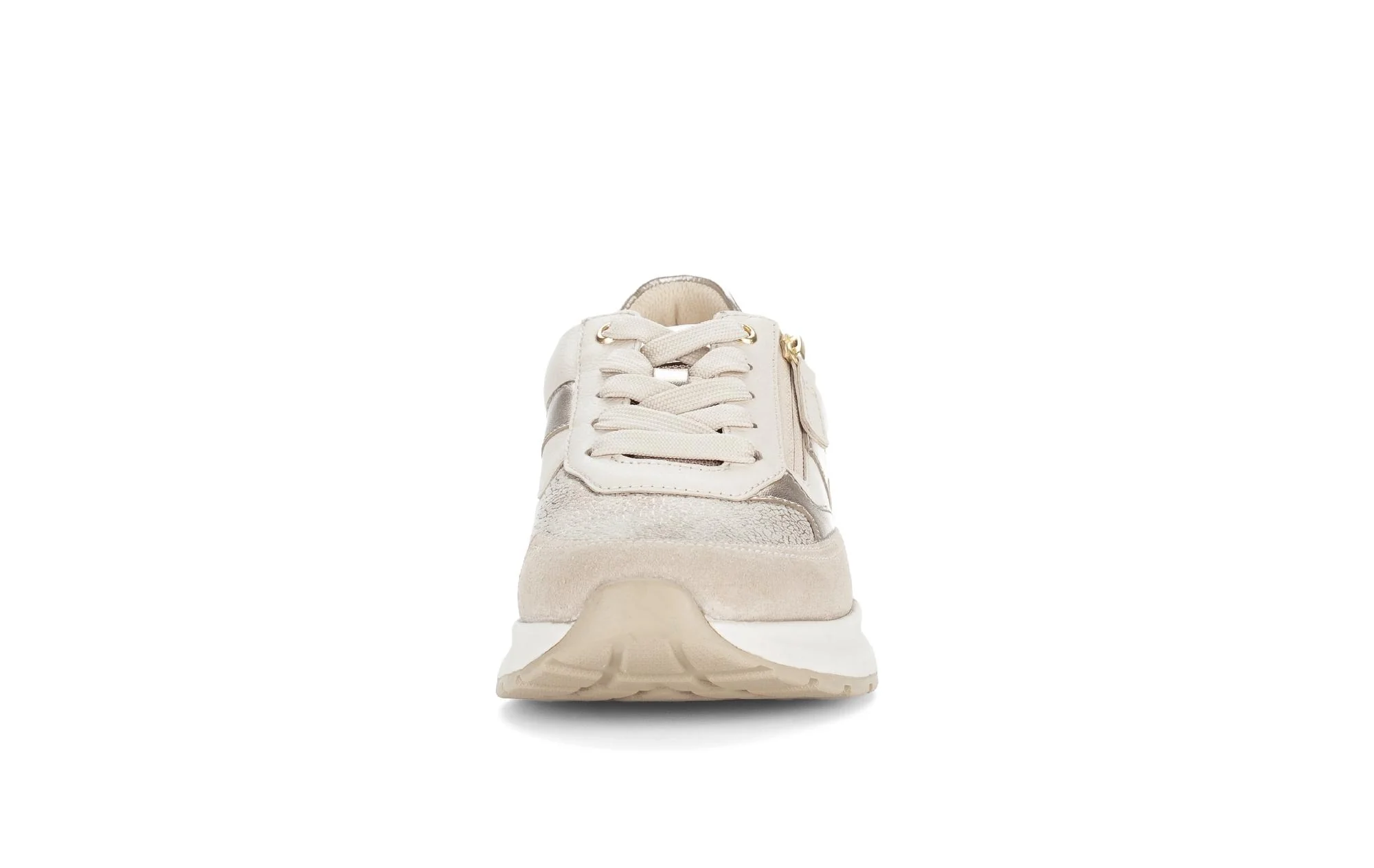 Baskets beiges en cuir - Image 5