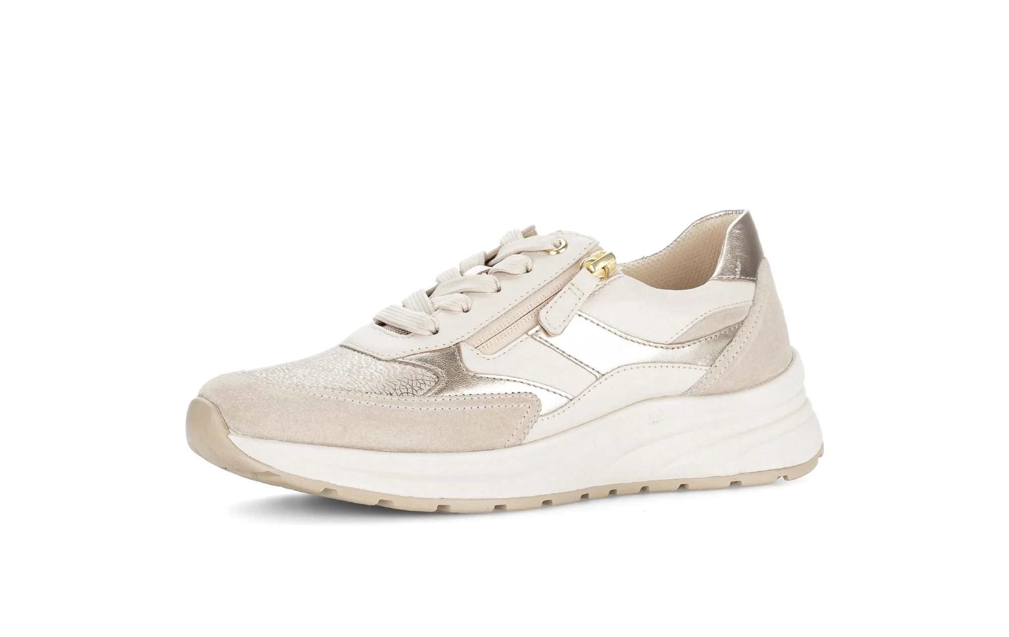 Baskets beiges en cuir - Image 6