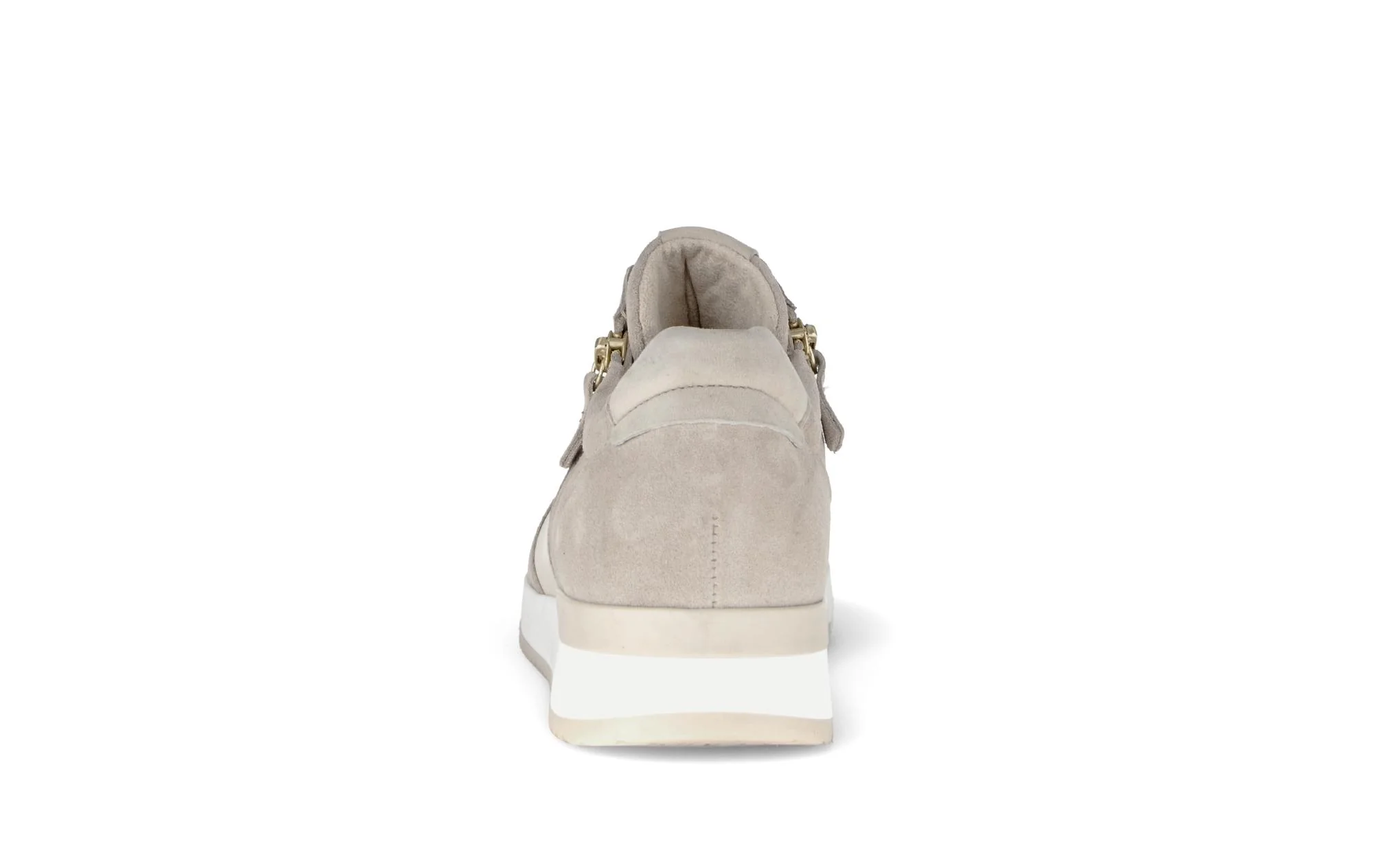 Baskets beiges en cuir - Image 4