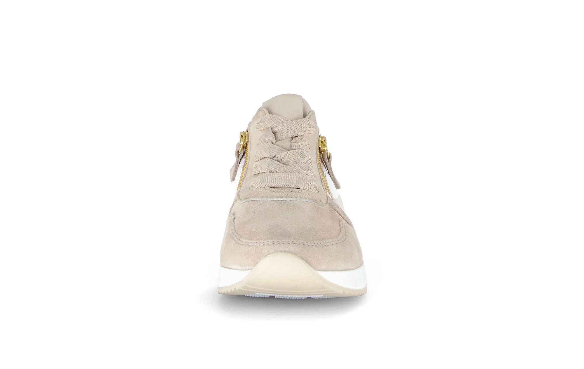 Baskets beiges en cuir - Image 5