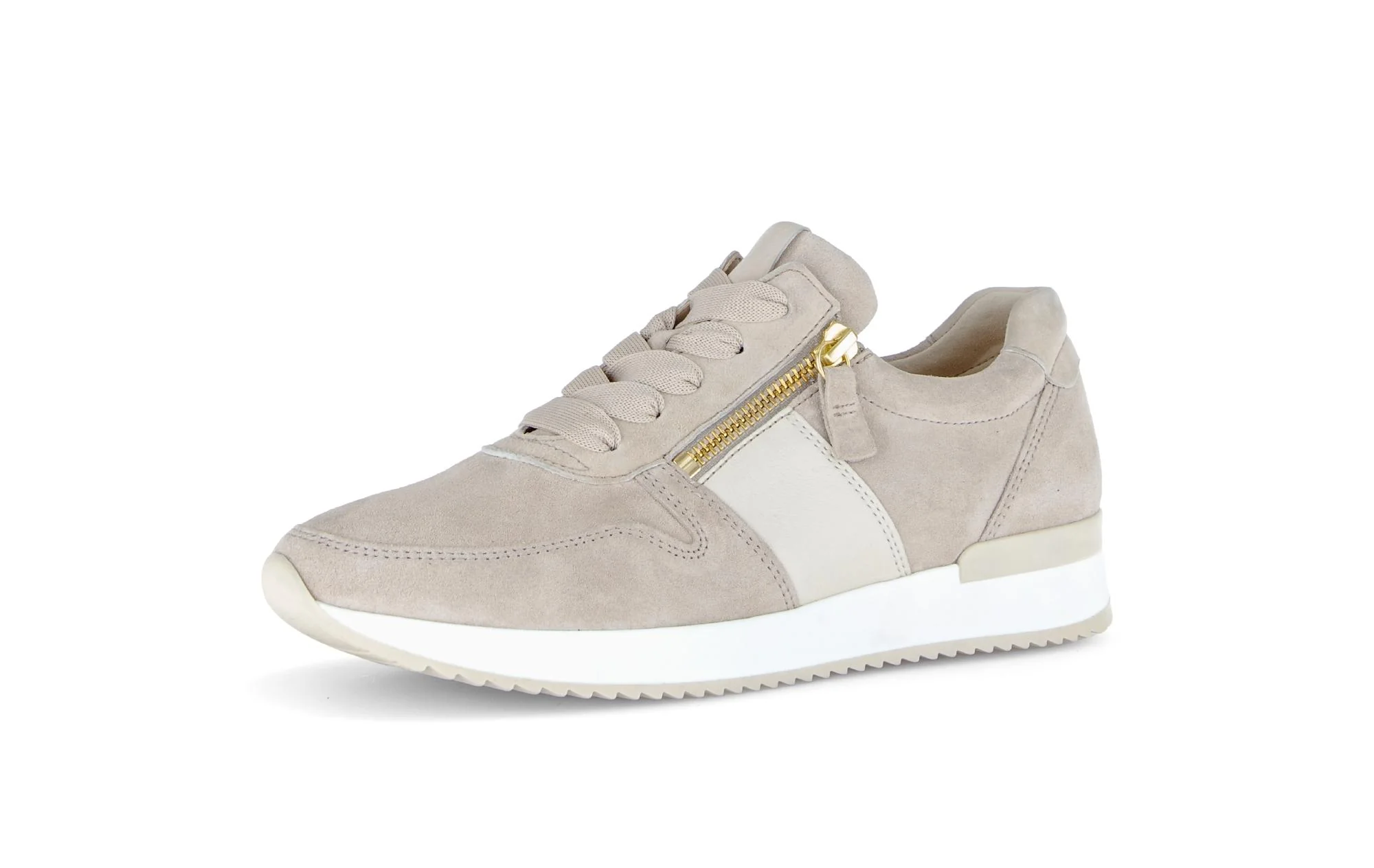 Baskets beiges en cuir - Image 6