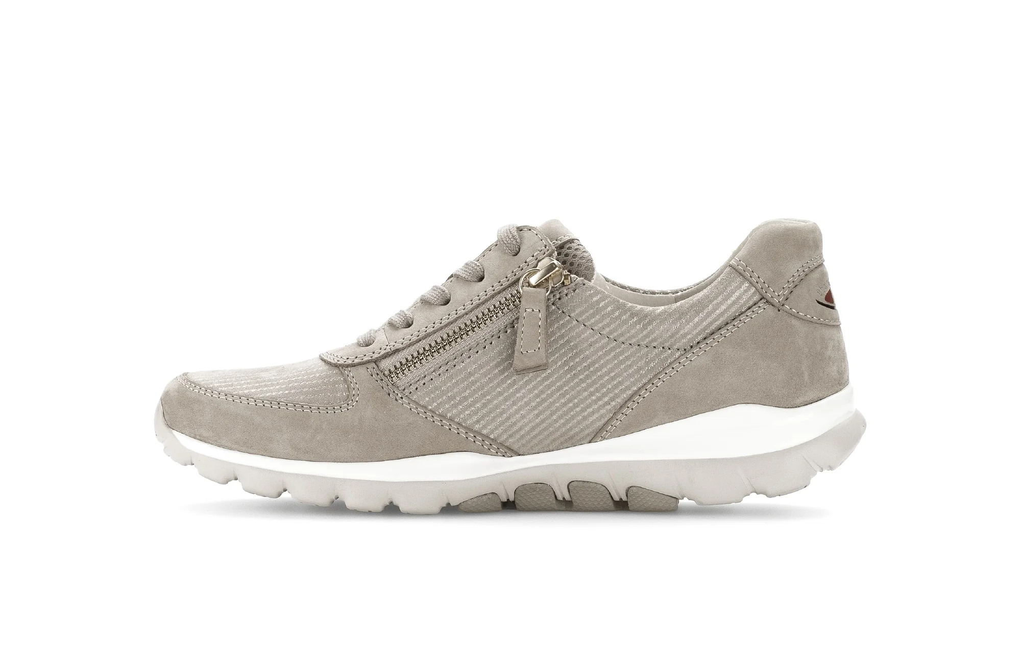 Baskets beiges en cuir - Image 2