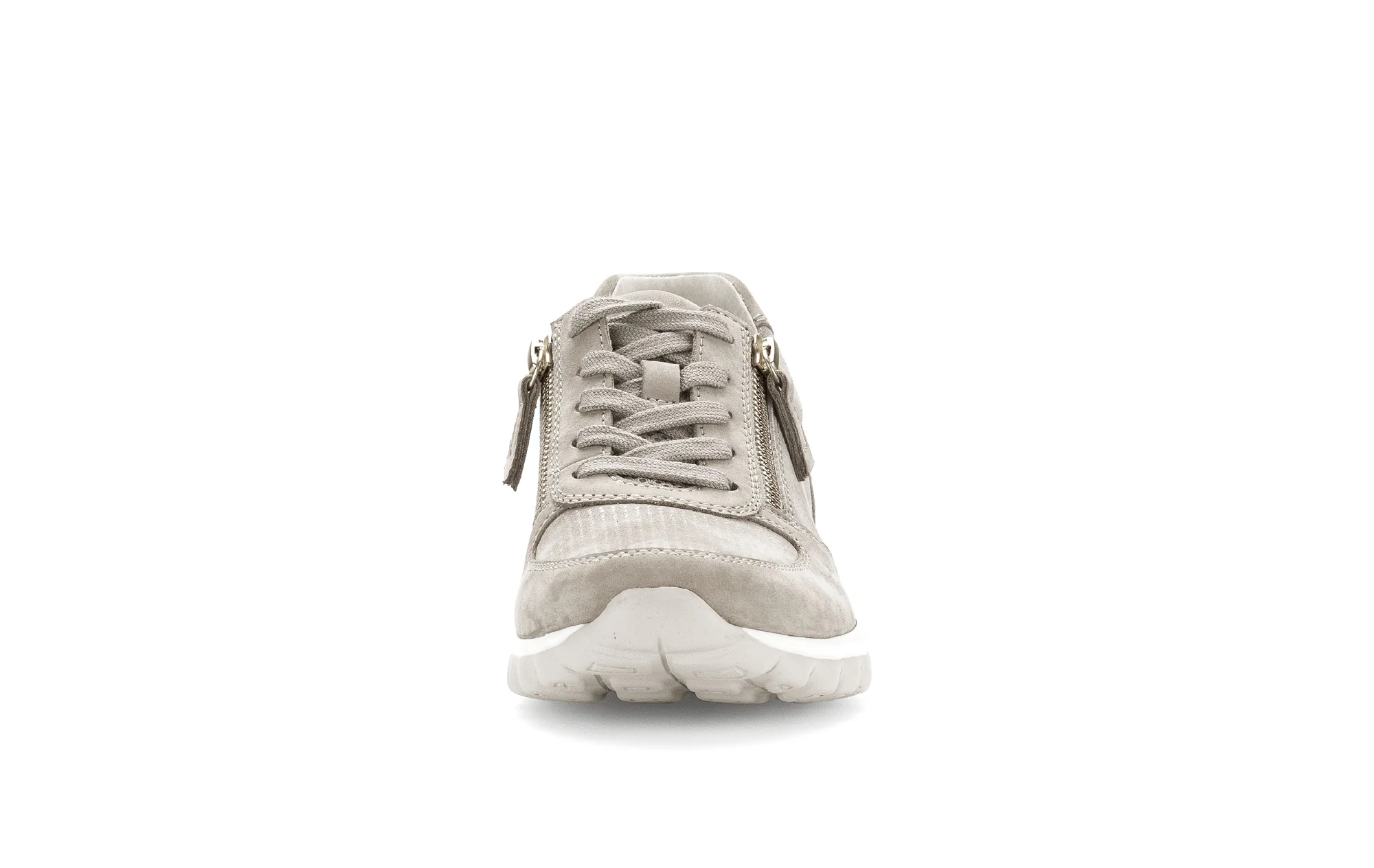 Baskets beiges en cuir - Image 5