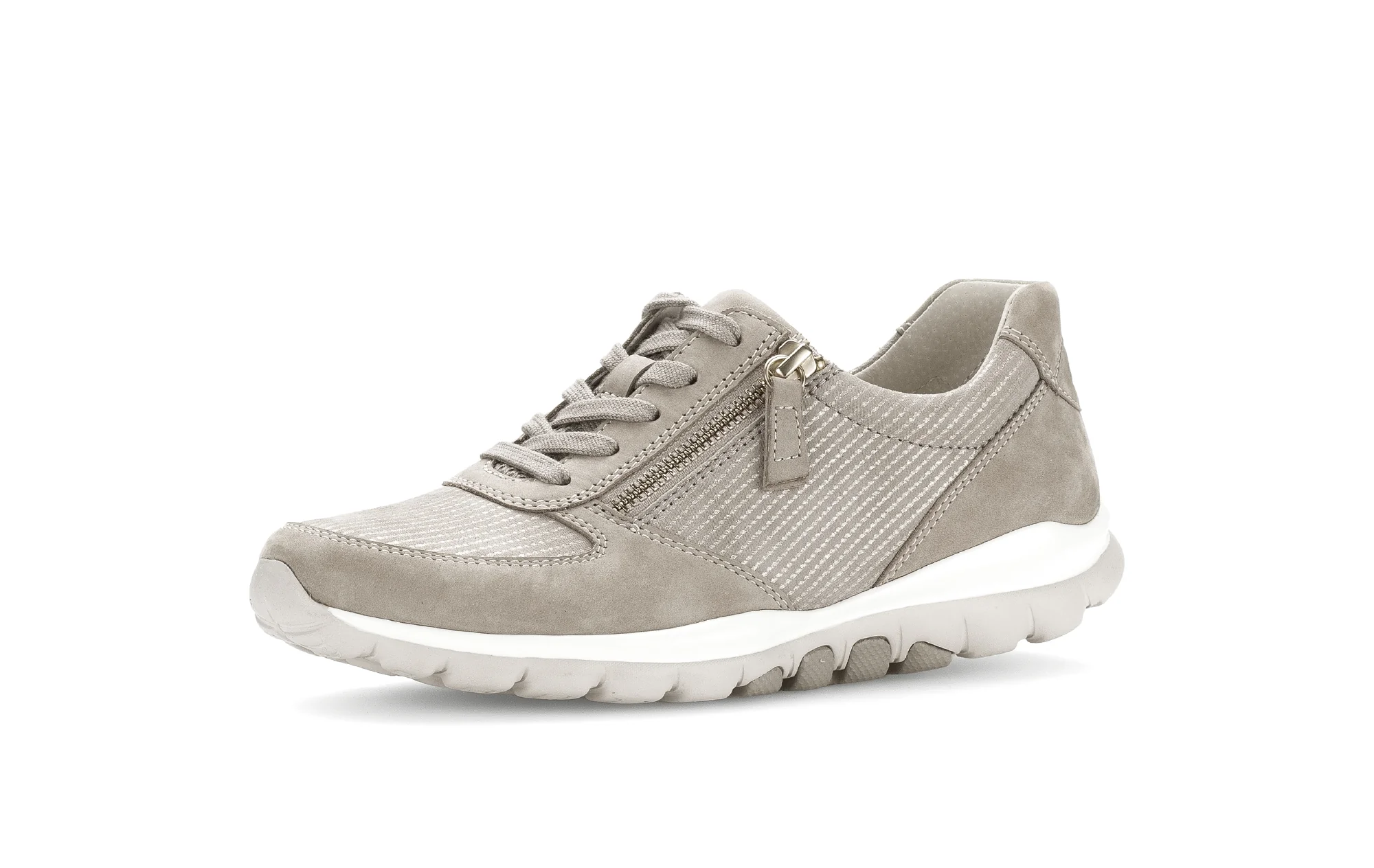 Baskets beiges en cuir - Image 6