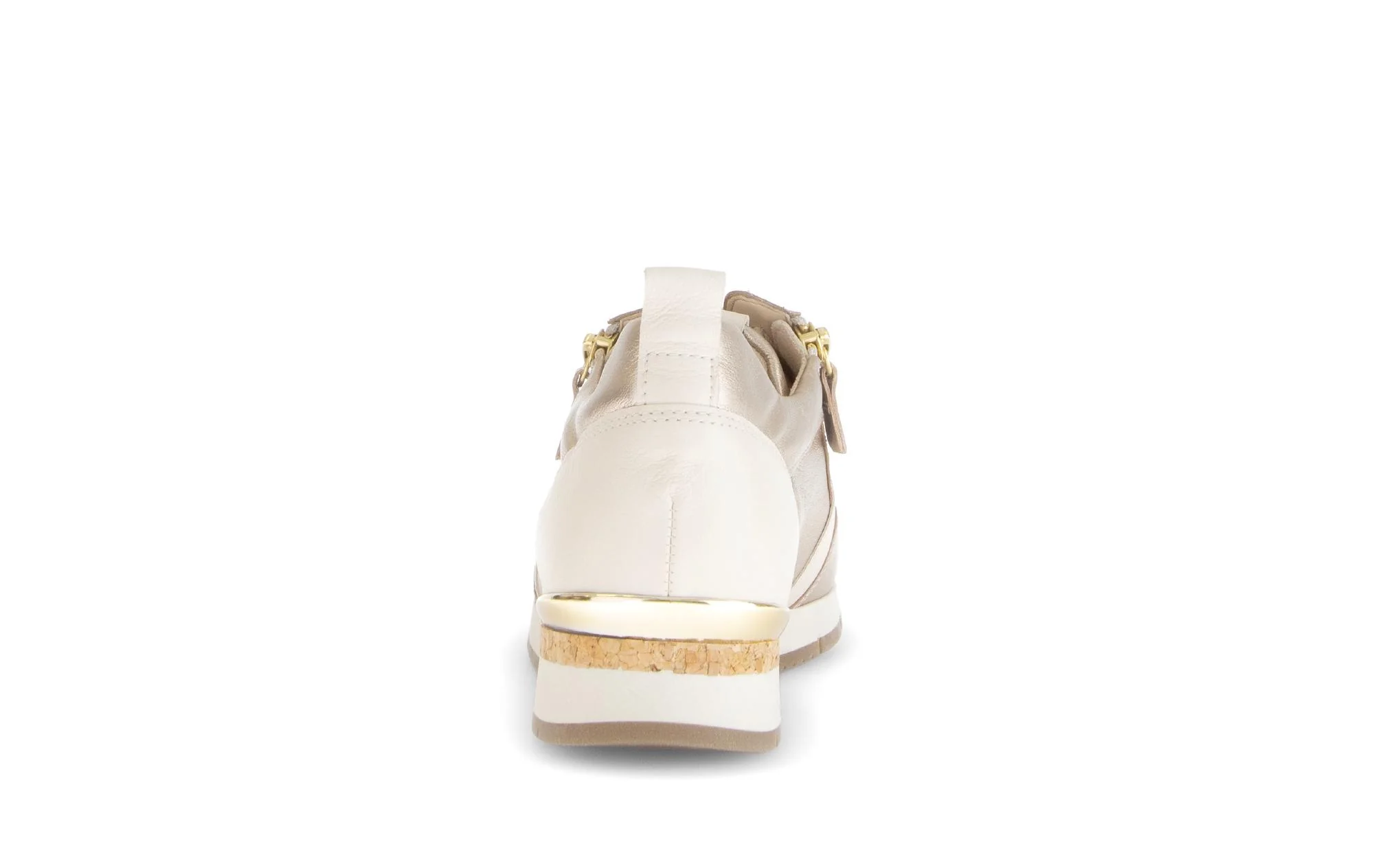 Baskets beiges en cuir - Image 4