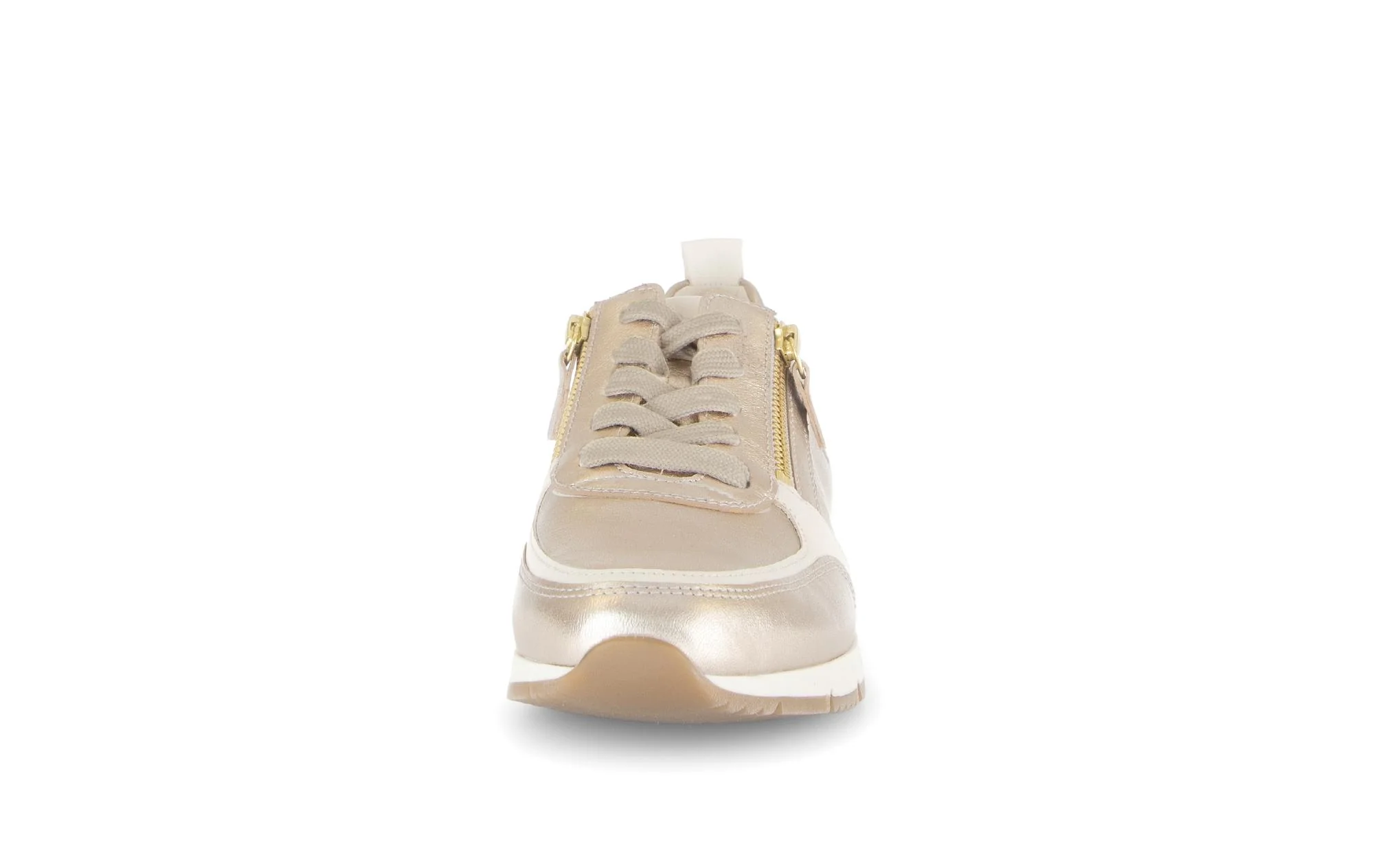 Baskets beiges en cuir - Image 5