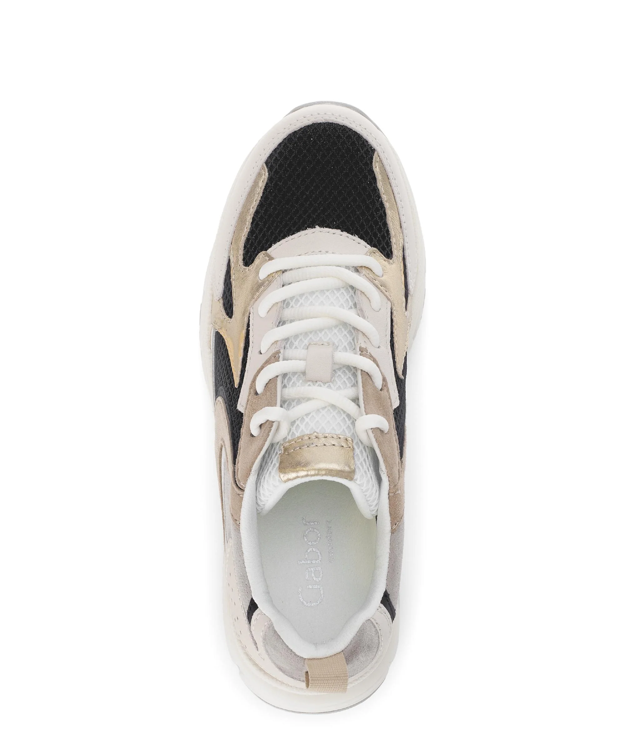 Baskets beiges en cuir - Image 3