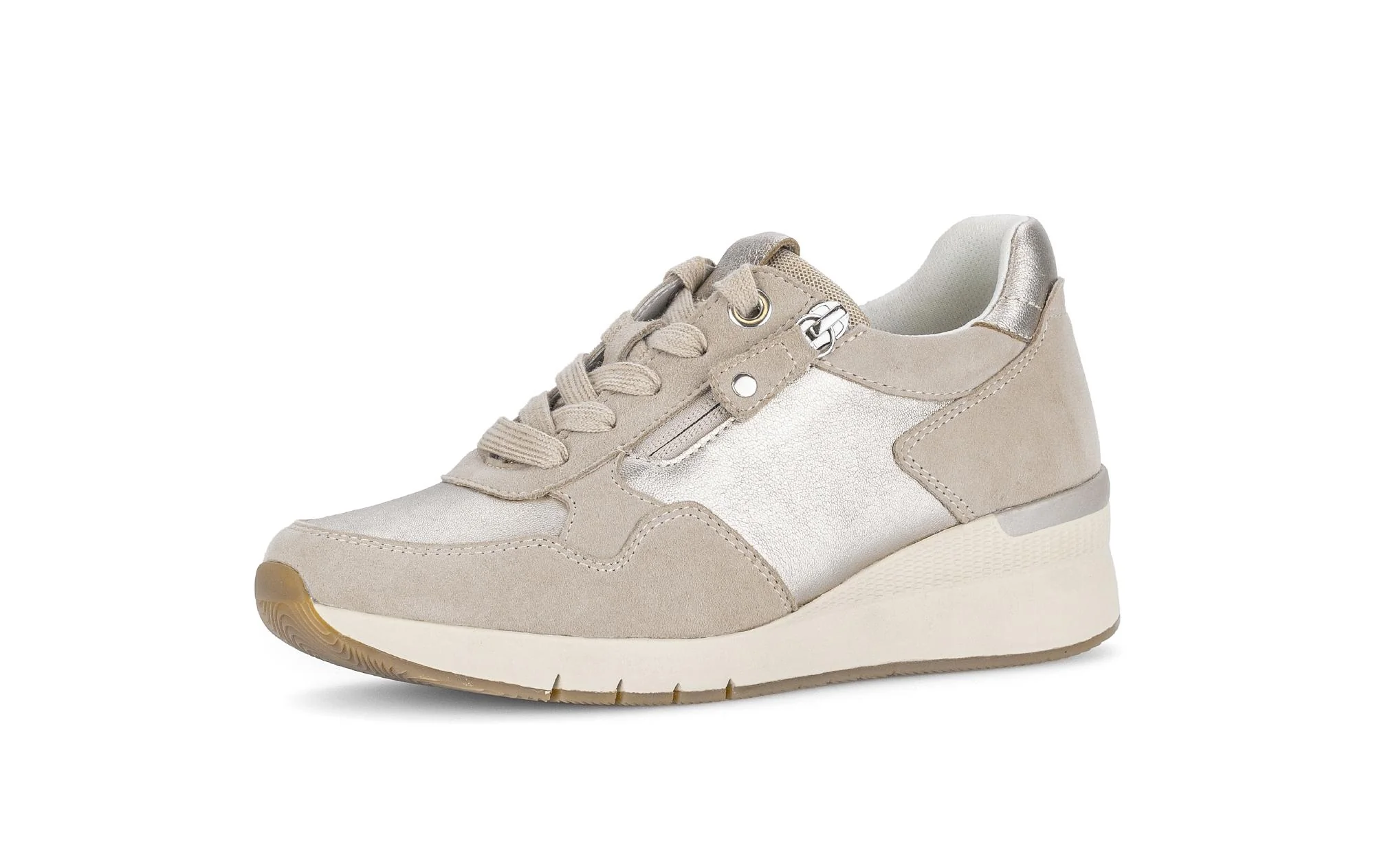 Baskets beiges en cuir - Image 6