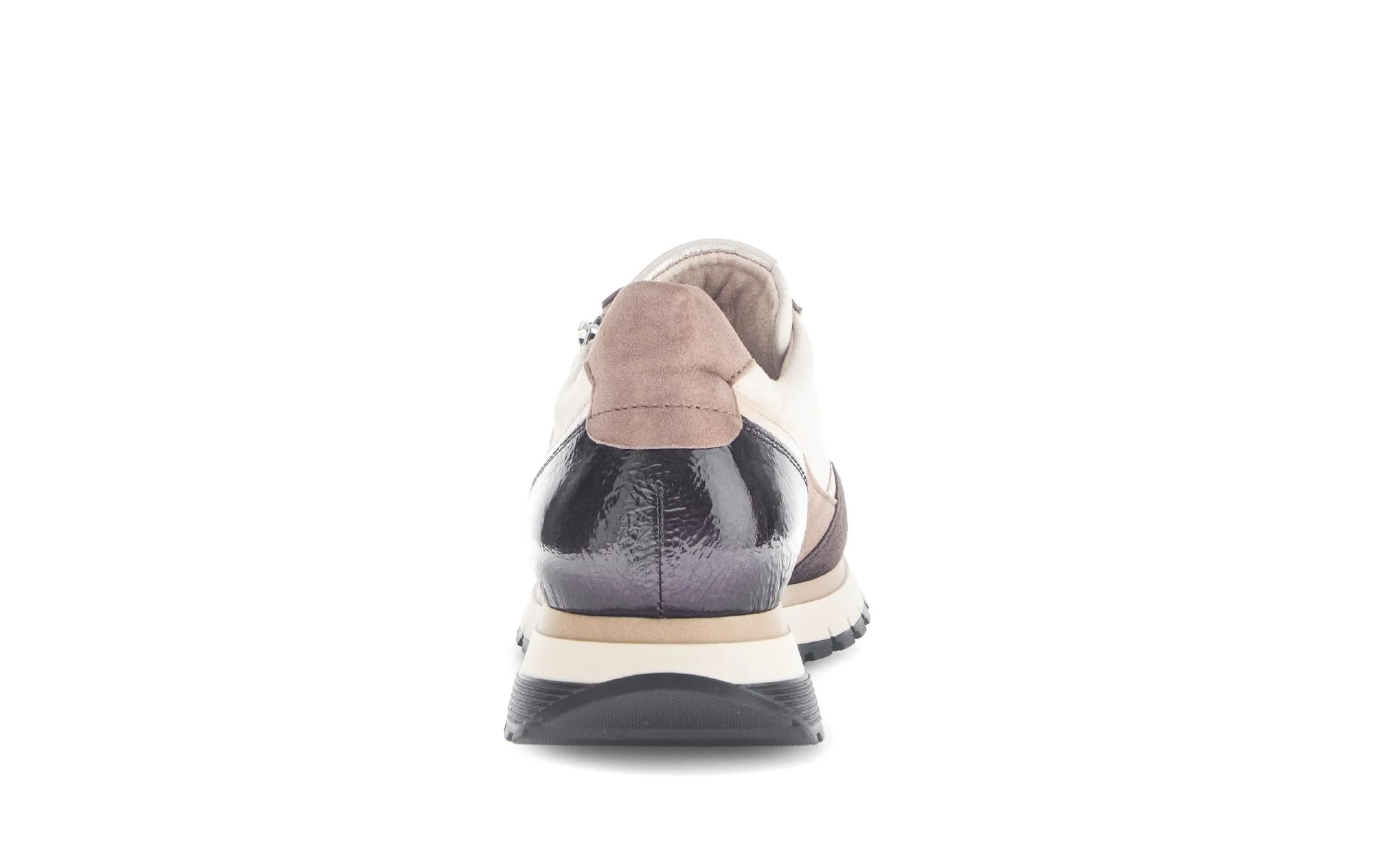 Baskets beiges en cuir et nubuck - Image 4