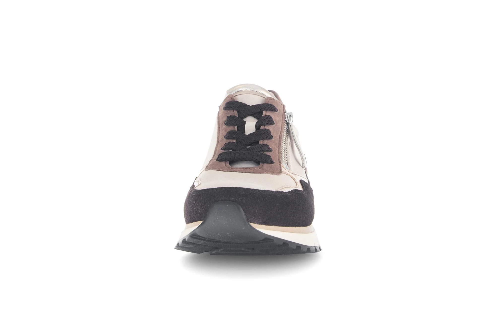 Baskets beiges en cuir et nubuck - Image 5