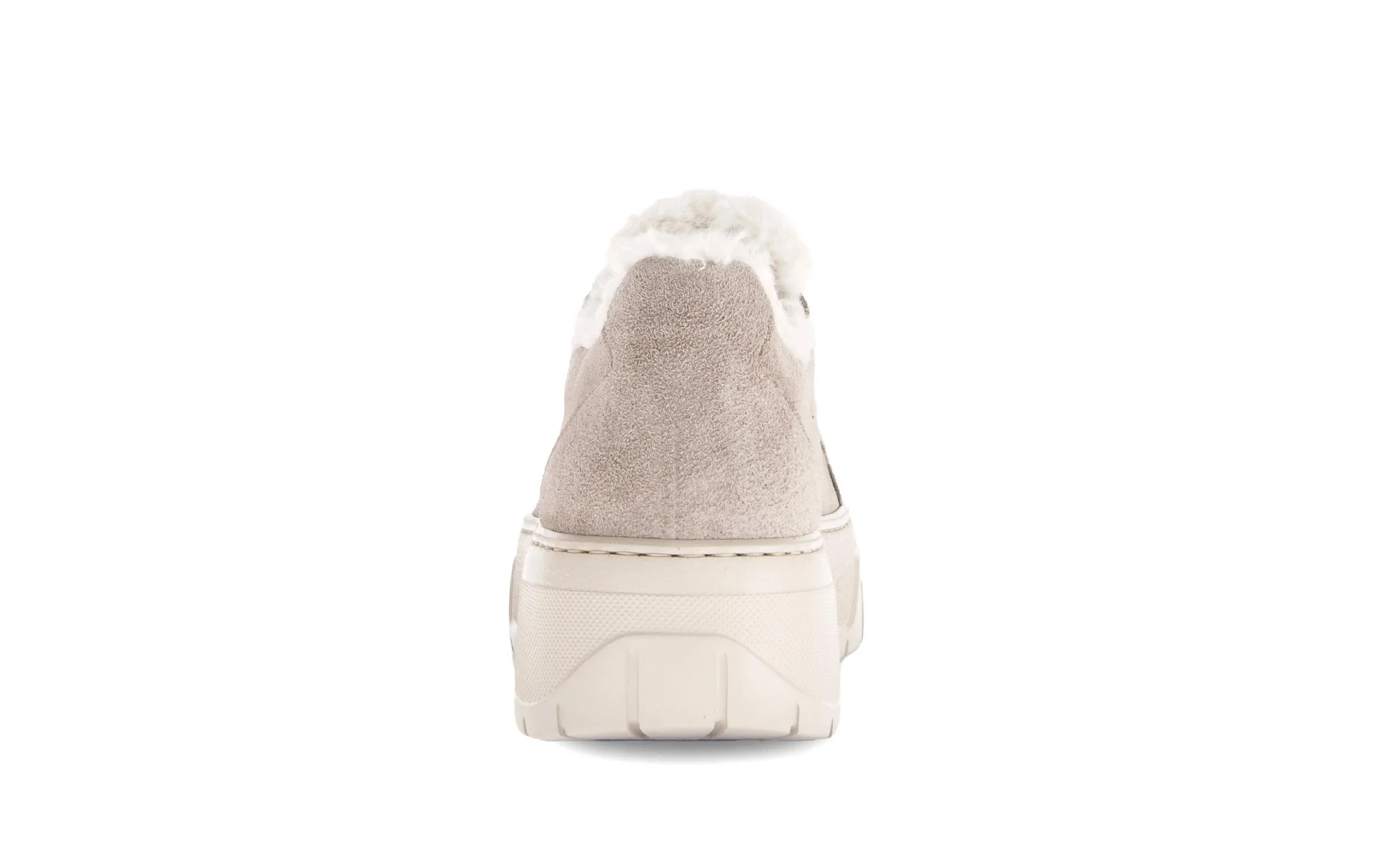 Baskets beiges en cuir nubuck - doublure intérieure chaude - Image 4
