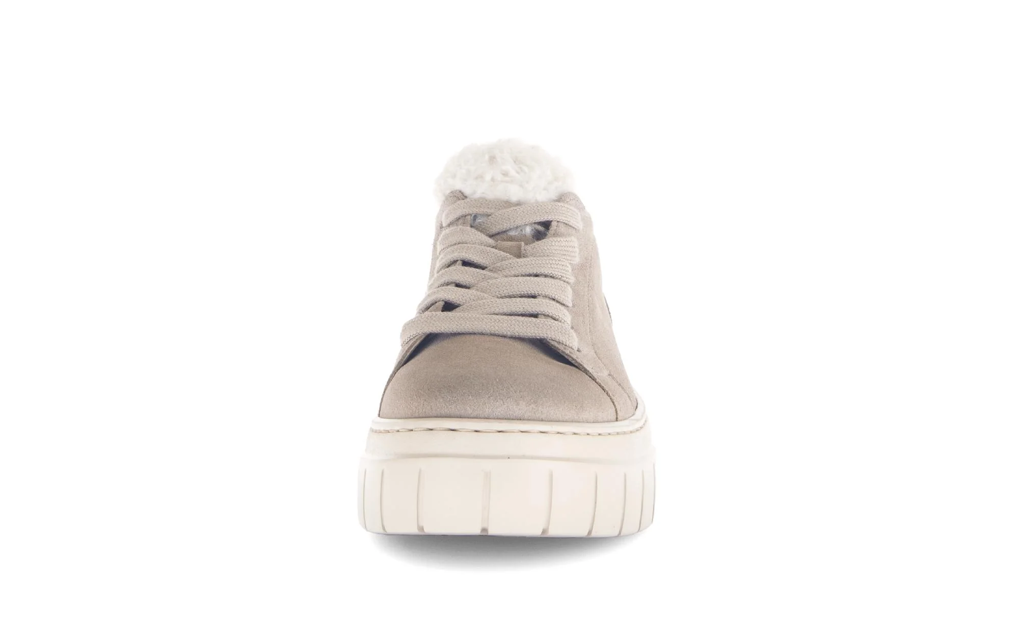 Baskets beiges en cuir nubuck - doublure intérieure chaude - Image 5