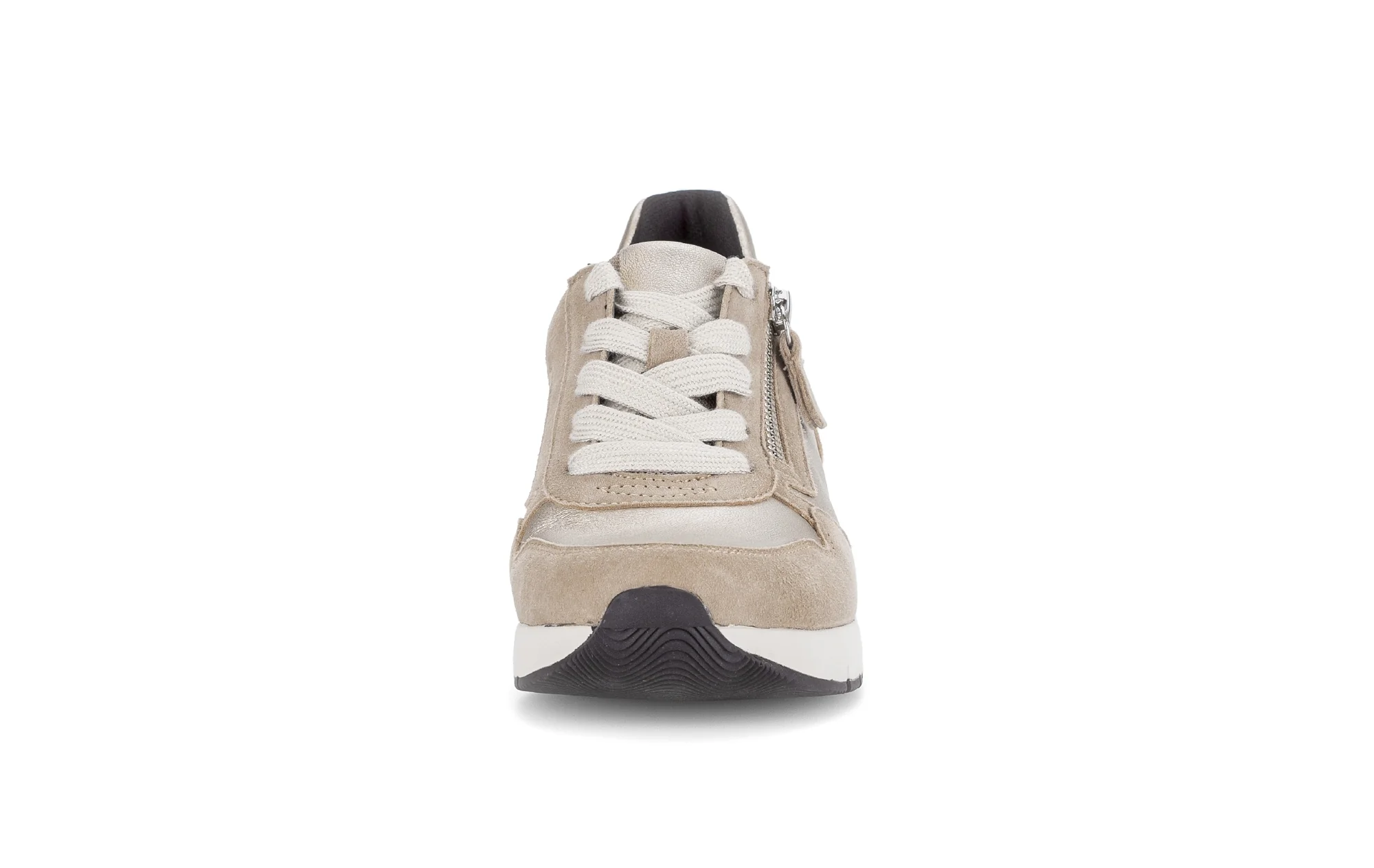Baskets beiges en cuir - Image 5