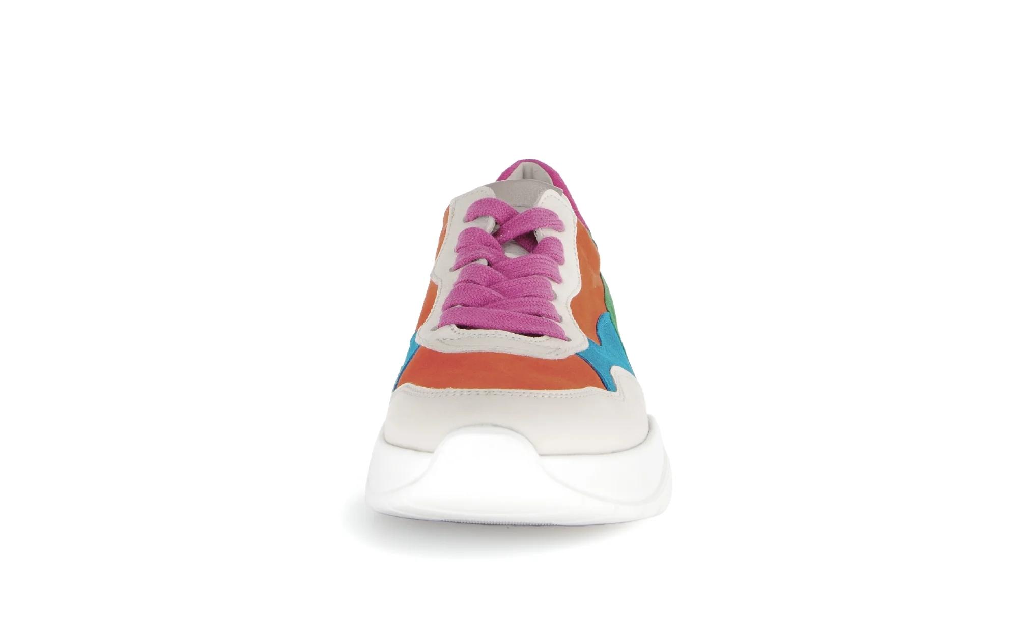 Baskets beiges en cuir imprimé - Image 5