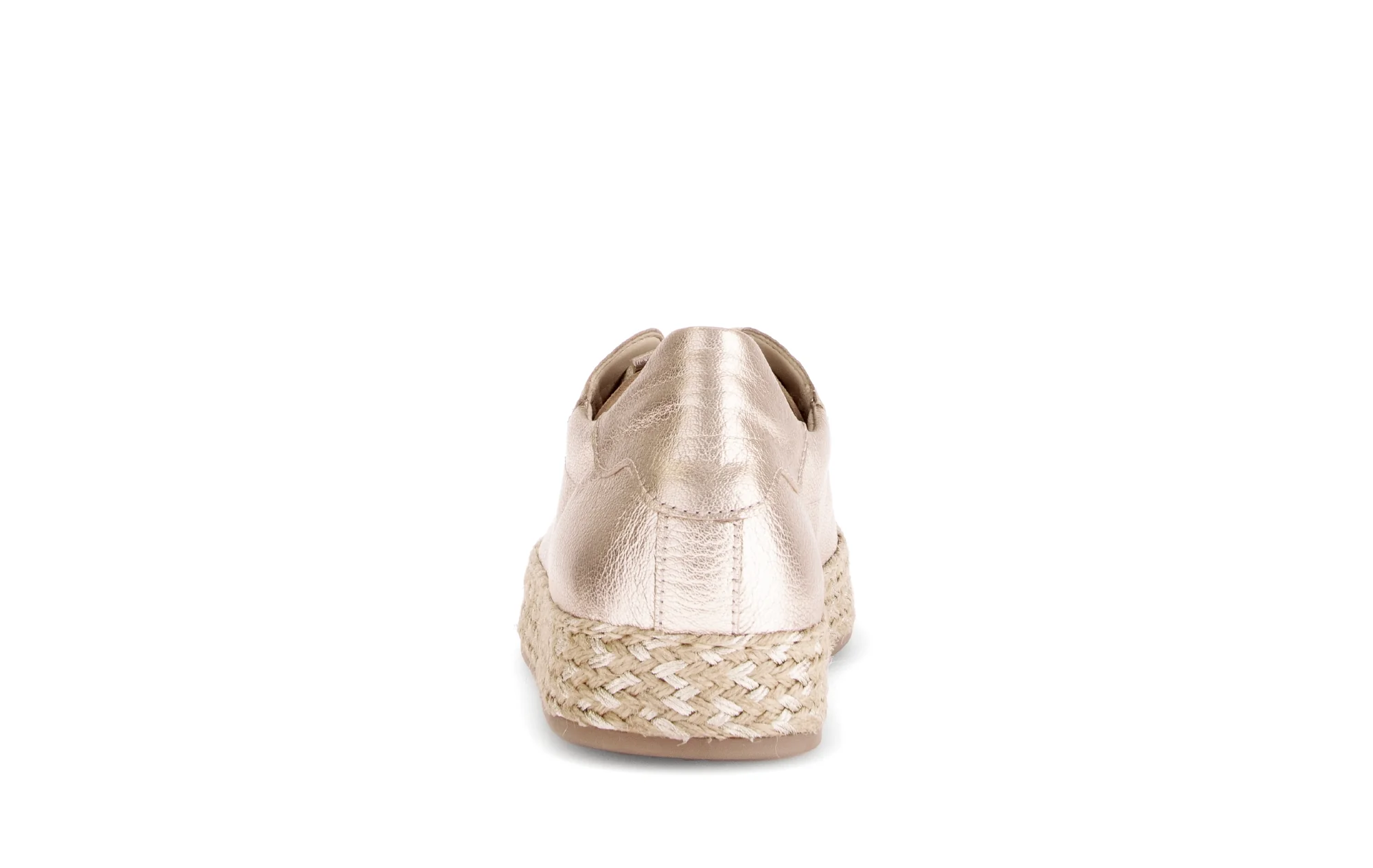 Baskets beiges en cuir - Image 4