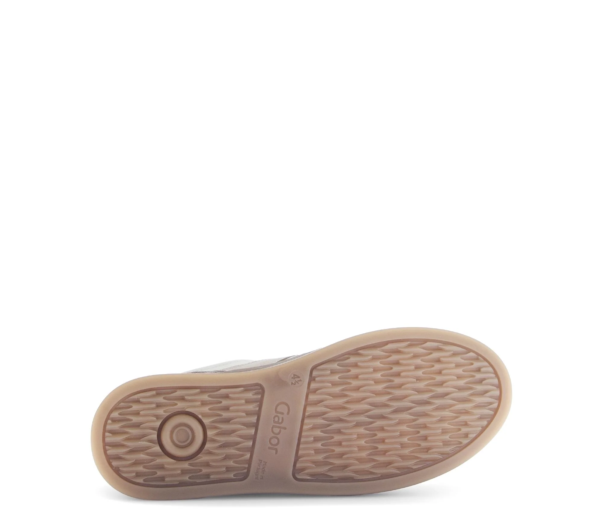 Baskets beiges en cuir lisse - Image 7